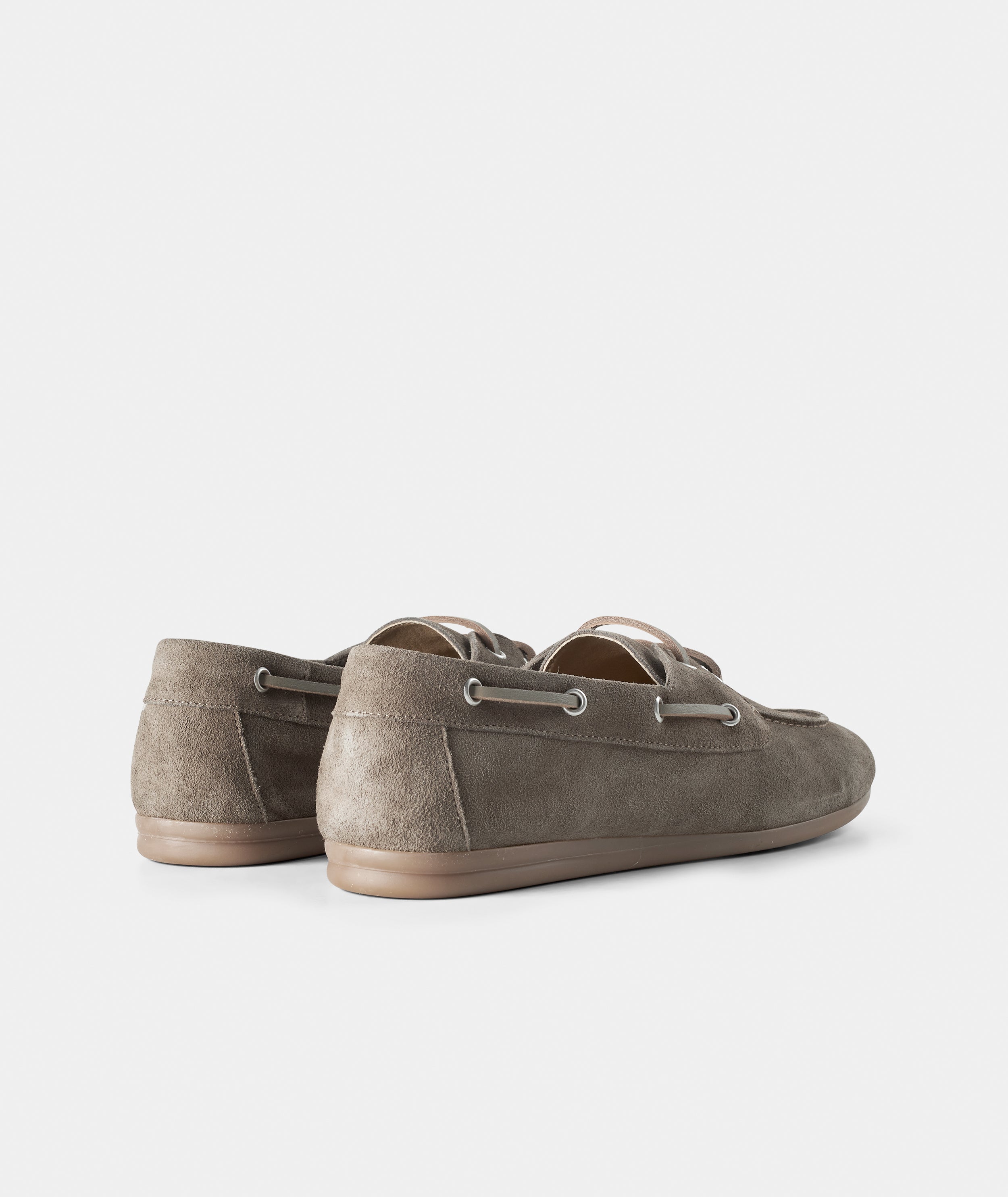 GARMENT PROJECT WMNS Daisy Boat Shoe - Truffle Suede Shoes 265 Truffle