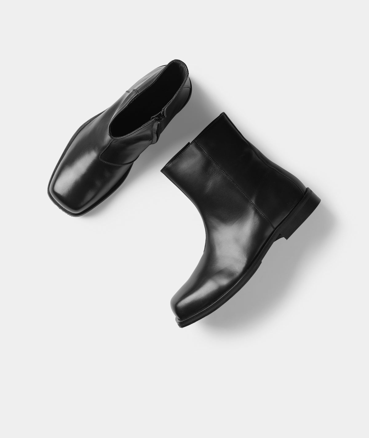 GARMENT PROJECT MAN Drew - Black Leather Boots