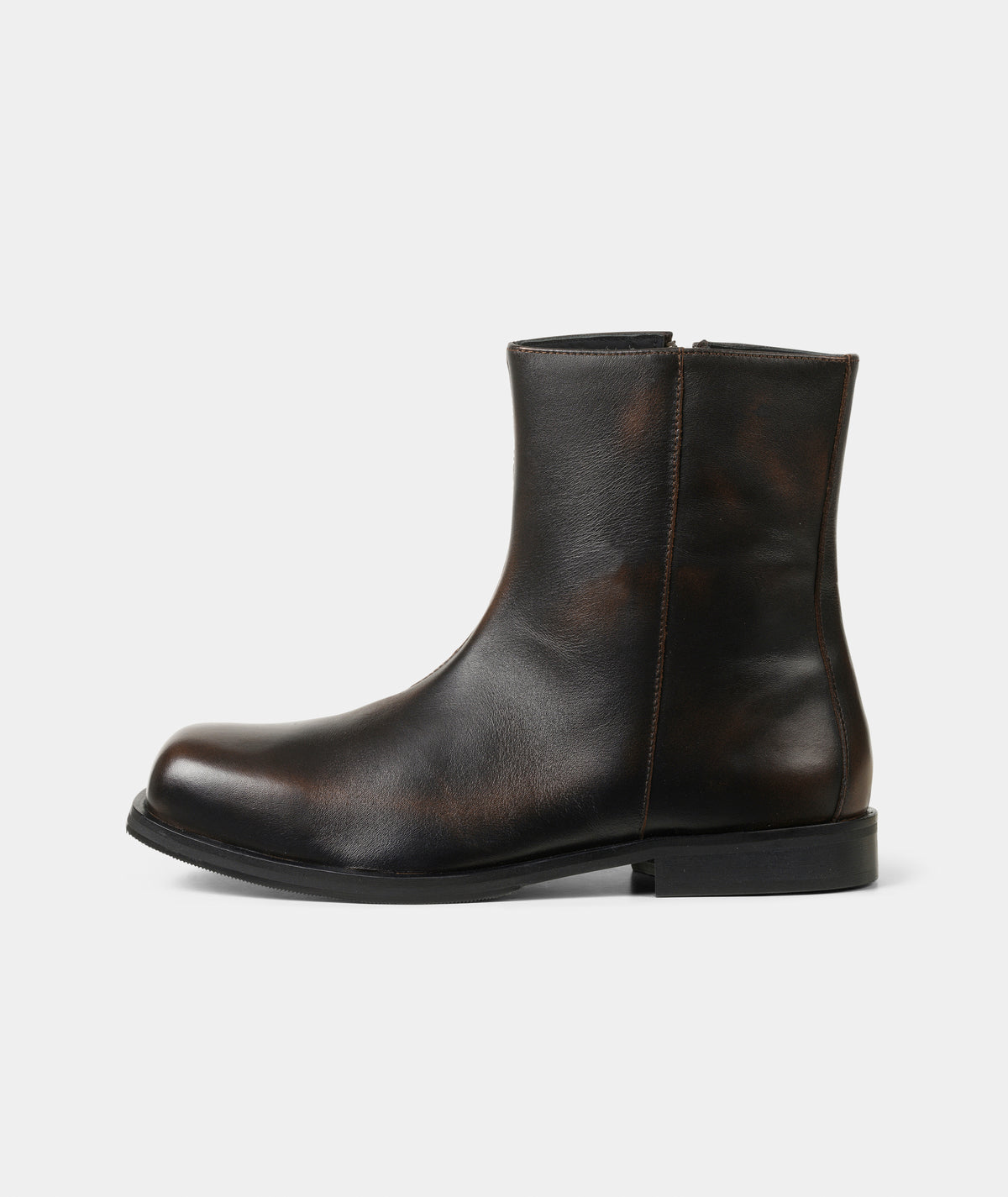 GARMENT PROJECT MAN Drew - Brown Vintage Leather Boots 800 Brown