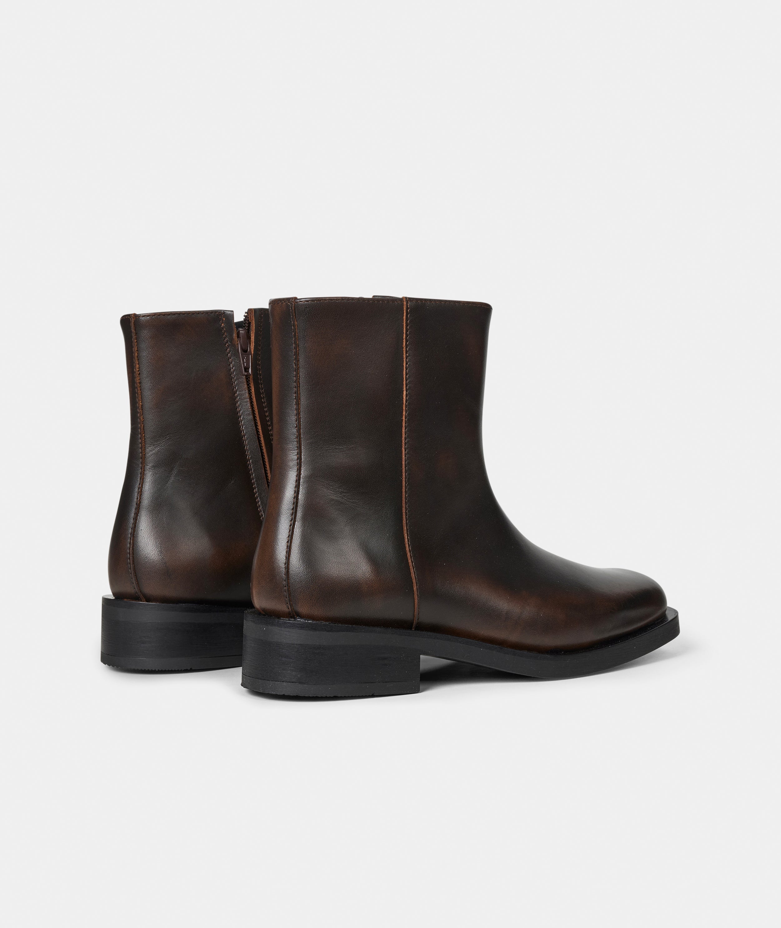 GARMENT PROJECT WMNS Drew - Brown Vintage Leather Boots 800 Brown