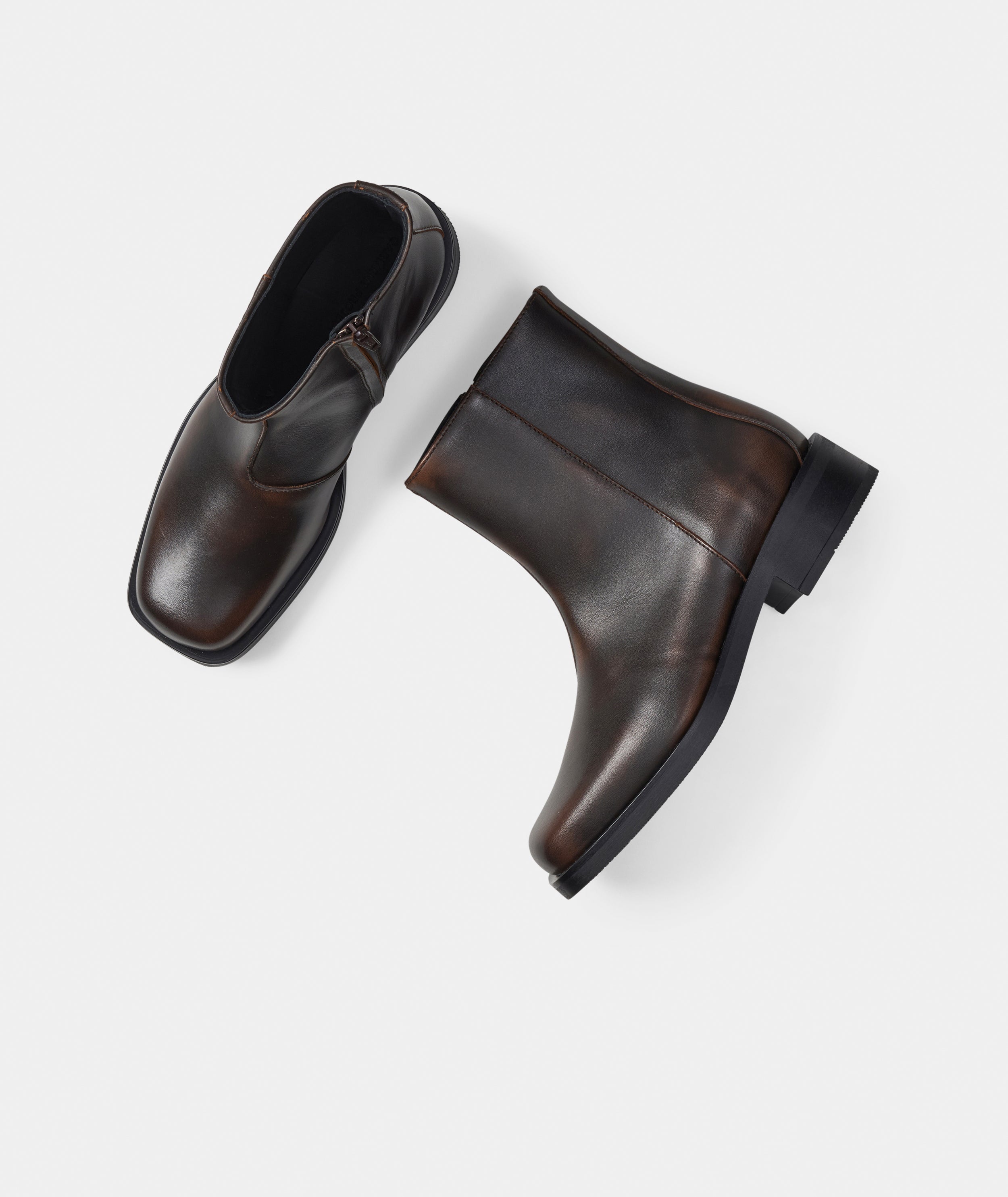 GARMENT PROJECT WMNS Drew - Brown Vintage Leather Boots 800 Brown