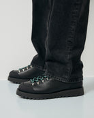 GARMENT PROJECT MAN Dune Low - Black Tumbled Leather Shoes 999 Black