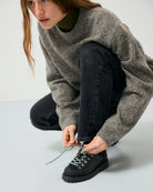 GARMENT PROJECT WMNS Dune Low - Black Tumbled Leather Shoes 999 Black