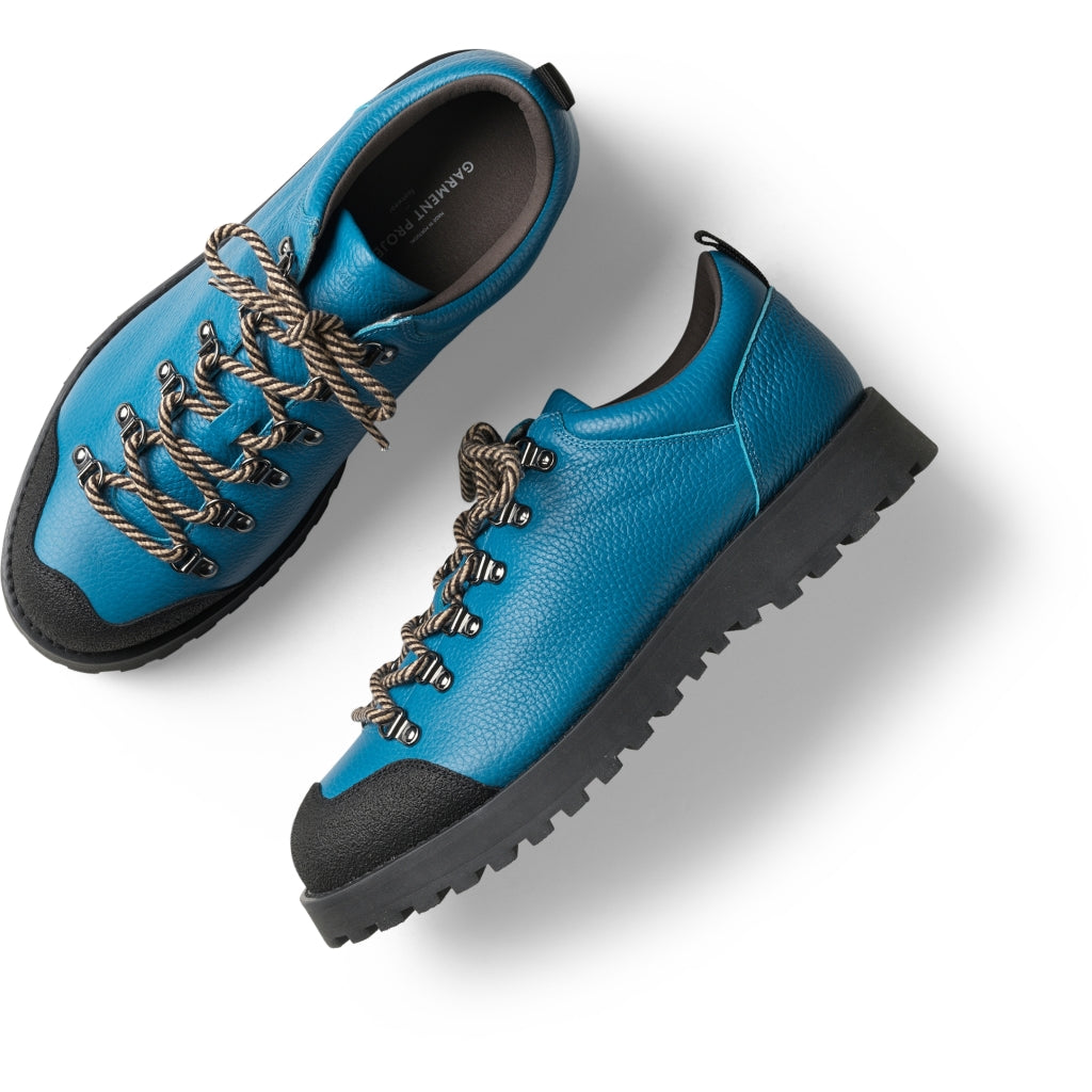 GARMENT PROJECT MAN Dune Low - Blue Tumbled Leather Shoes 550 Blue