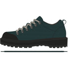 GARMENT PROJECT WMNS Dune Low - Dark Green Tumbled Leather Shoes 215 Dark Green