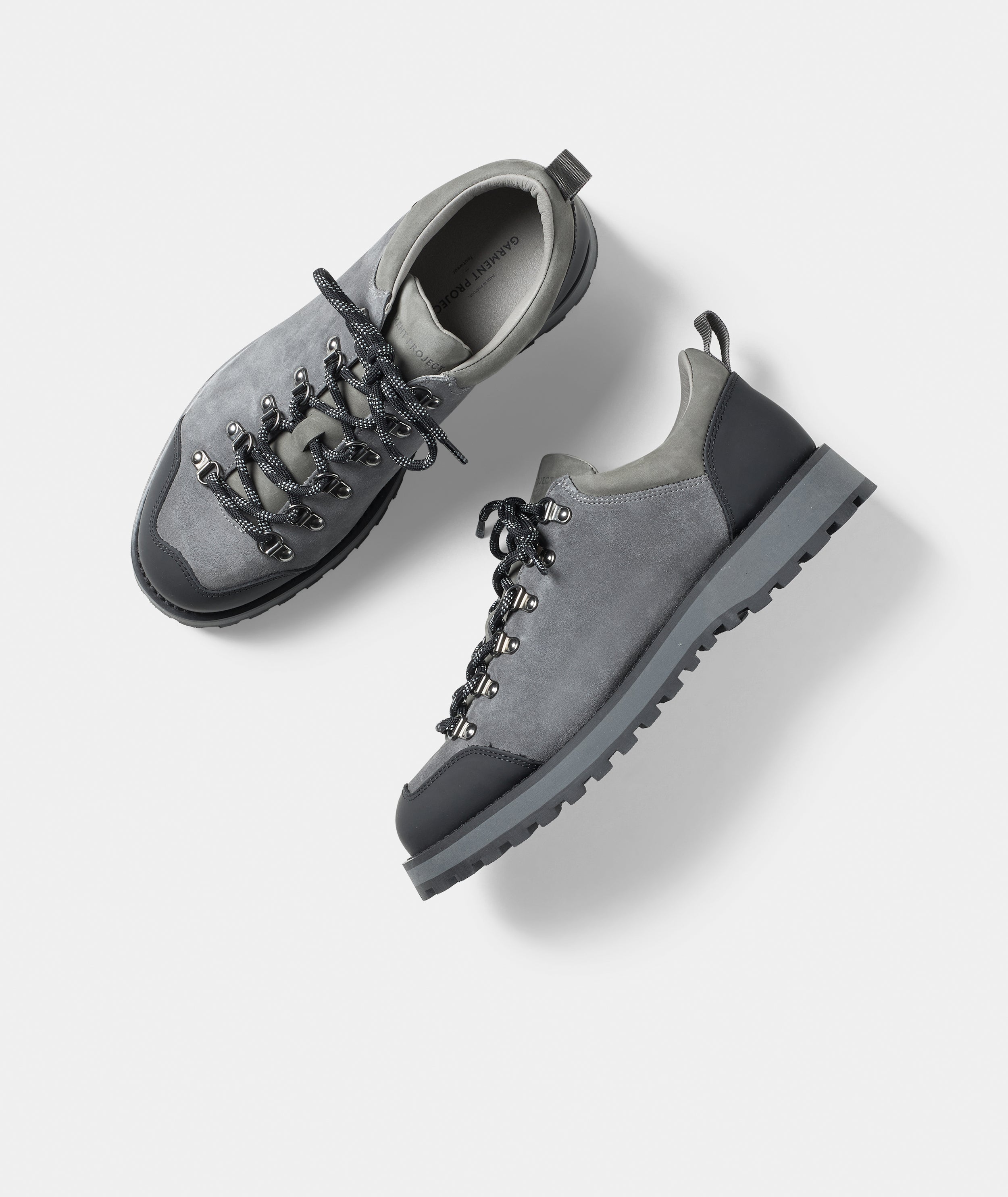 GARMENT PROJECT MAN Dune Low - Dark Grey Suede Shoes 7673 Dark Grey