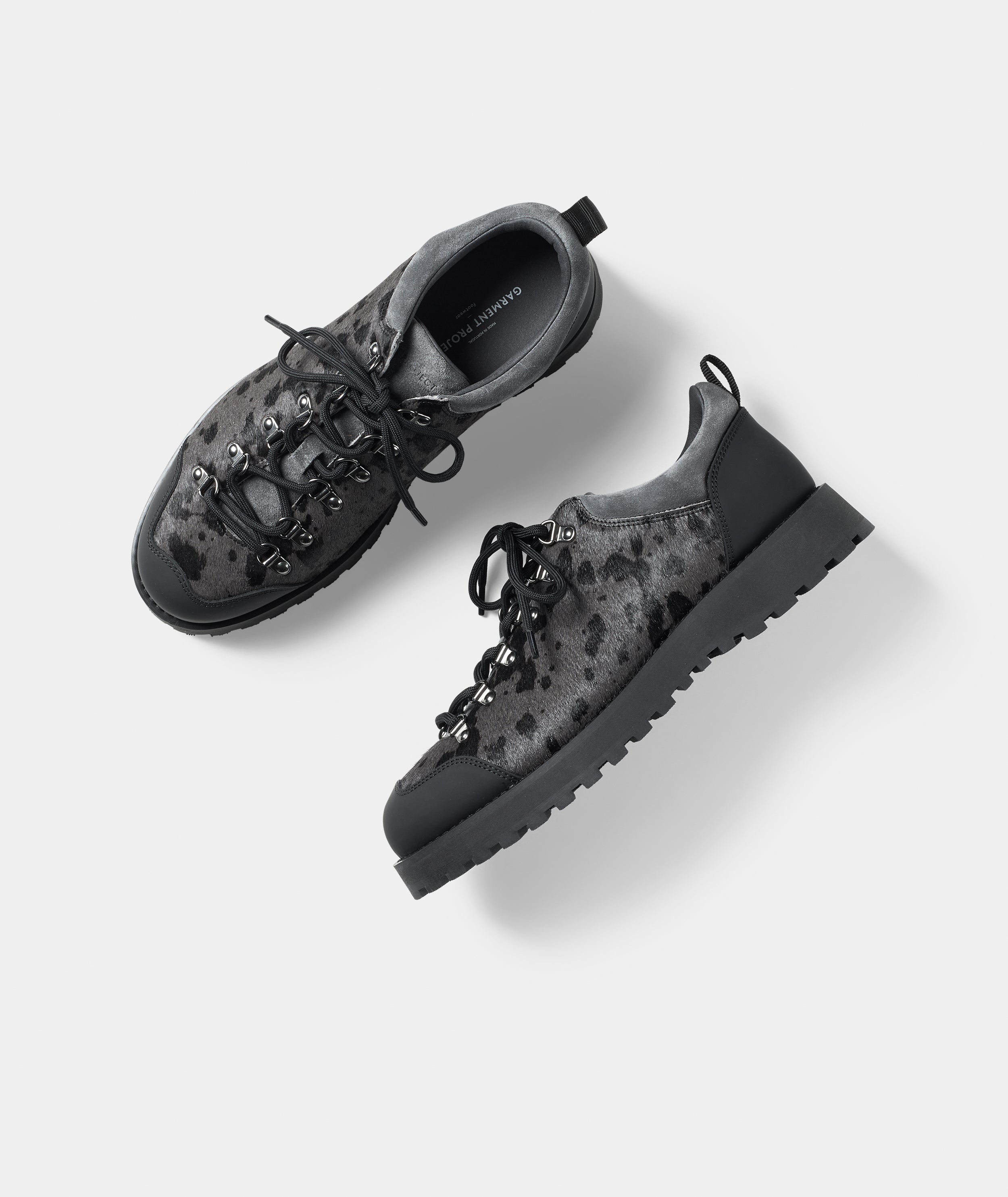 GARMENT PROJECT MAN Dune Low - Grey Pony Hair Shoes 400 Grey