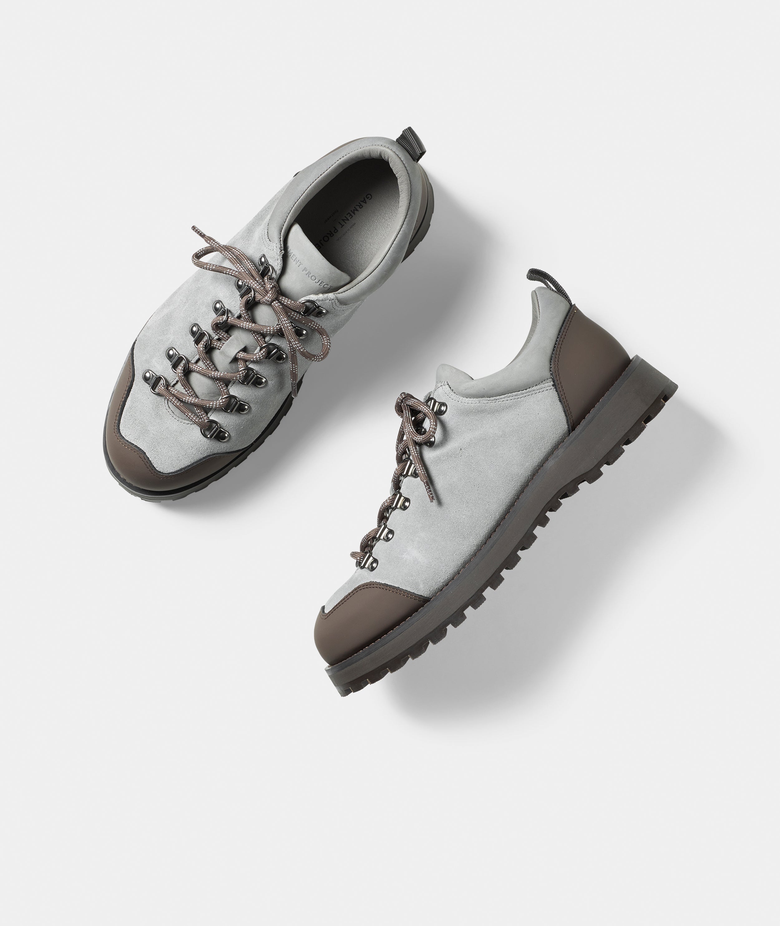 GARMENT PROJECT MAN Dune Low - Light Grey Suede Shoes 410 Light Grey