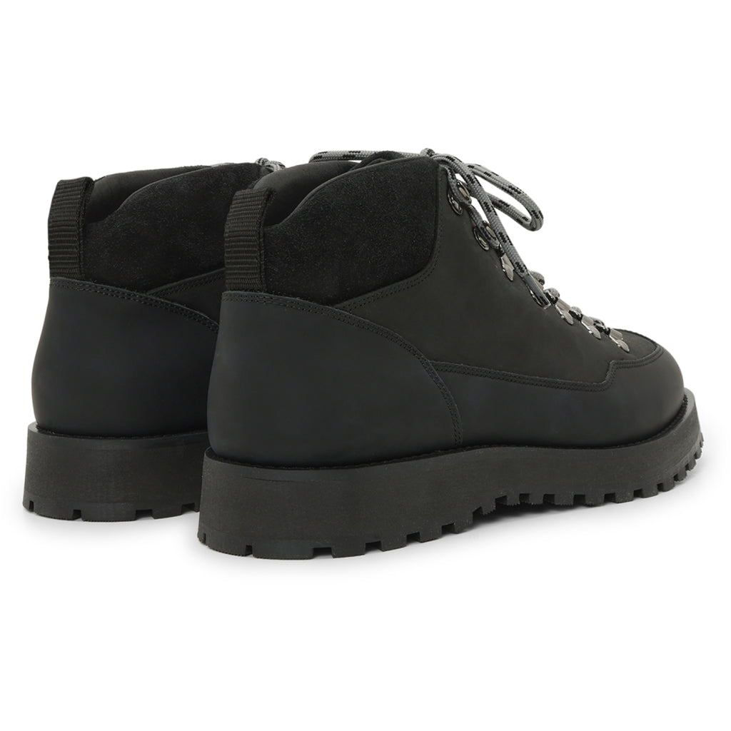 GARMENT PROJECT WMNS Dune Mid - Black Crazy Horse Leather Shoes 999 Black