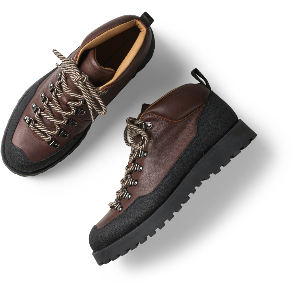 GARMENT PROJECT WMNS Dune Mid - Brown Tumbled Leather Boots 800 Brown