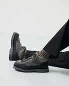 GARMENT PROJECT MAN Dune Mid - Dark Grey Suede Boots 7673 Dark Grey