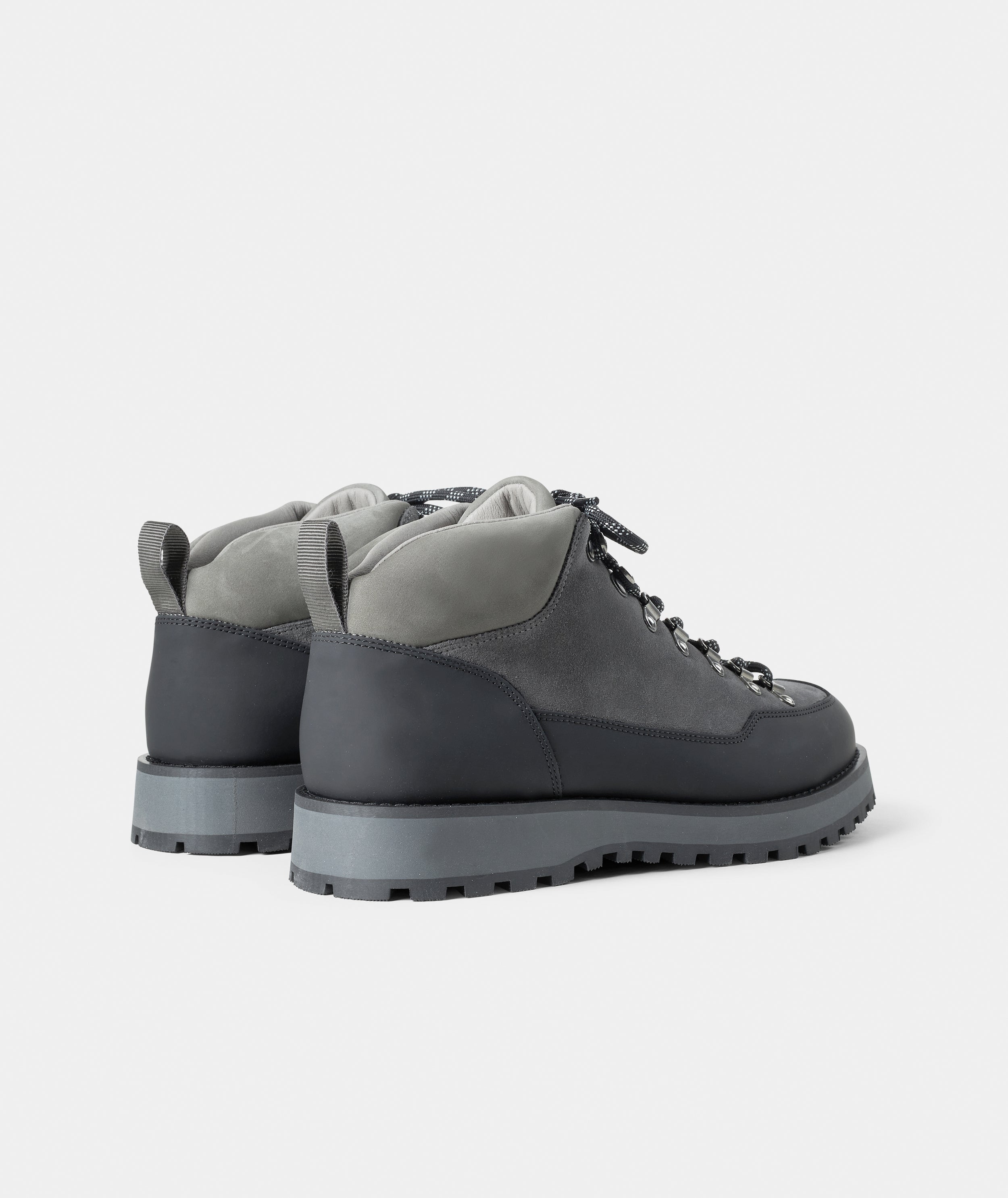 GARMENT PROJECT MAN Dune Mid - Dark Grey Suede Boots 7673 Dark Grey