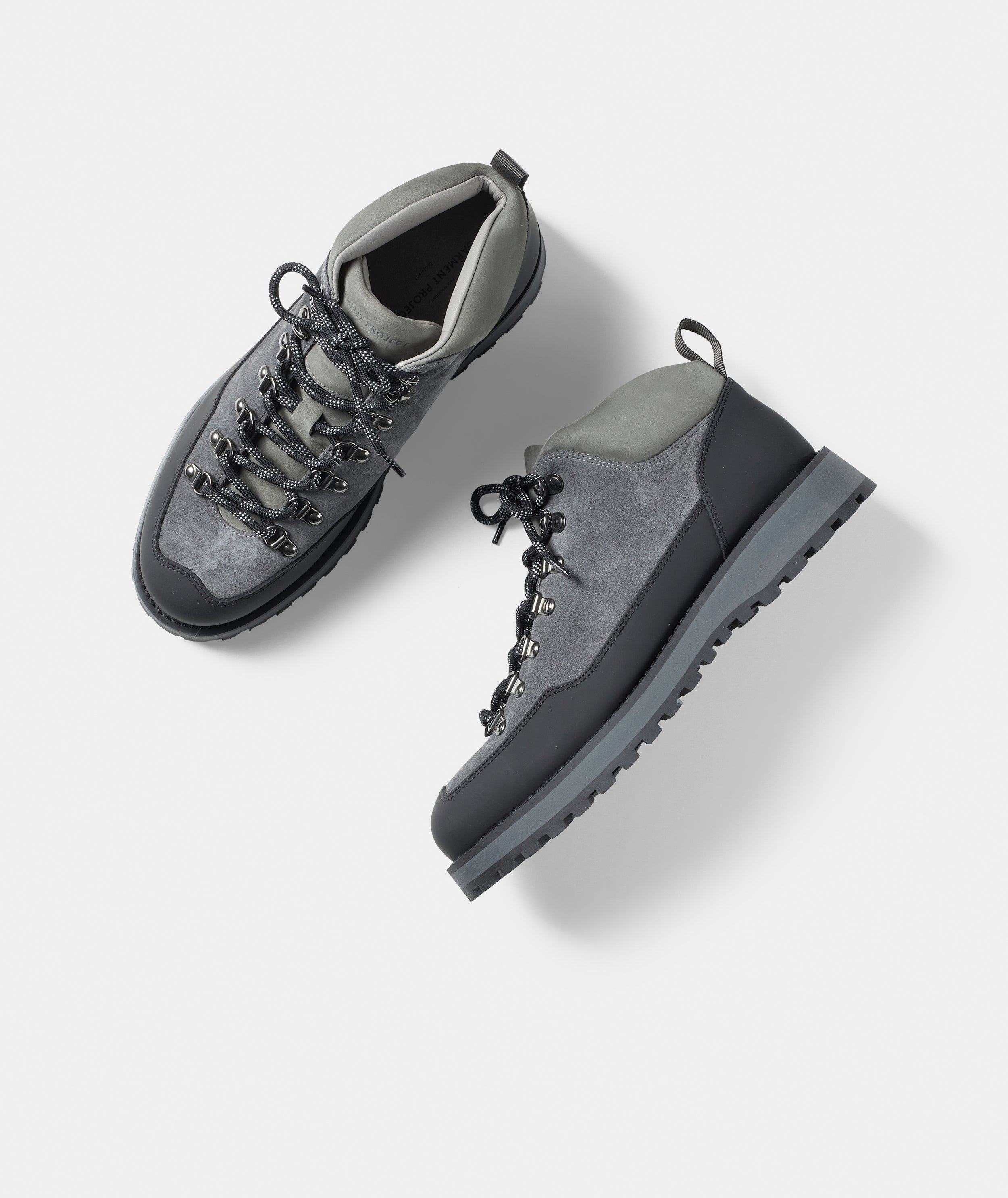 GARMENT PROJECT MAN Dune Mid - Dark Grey Suede Boots 7673 Dark Grey