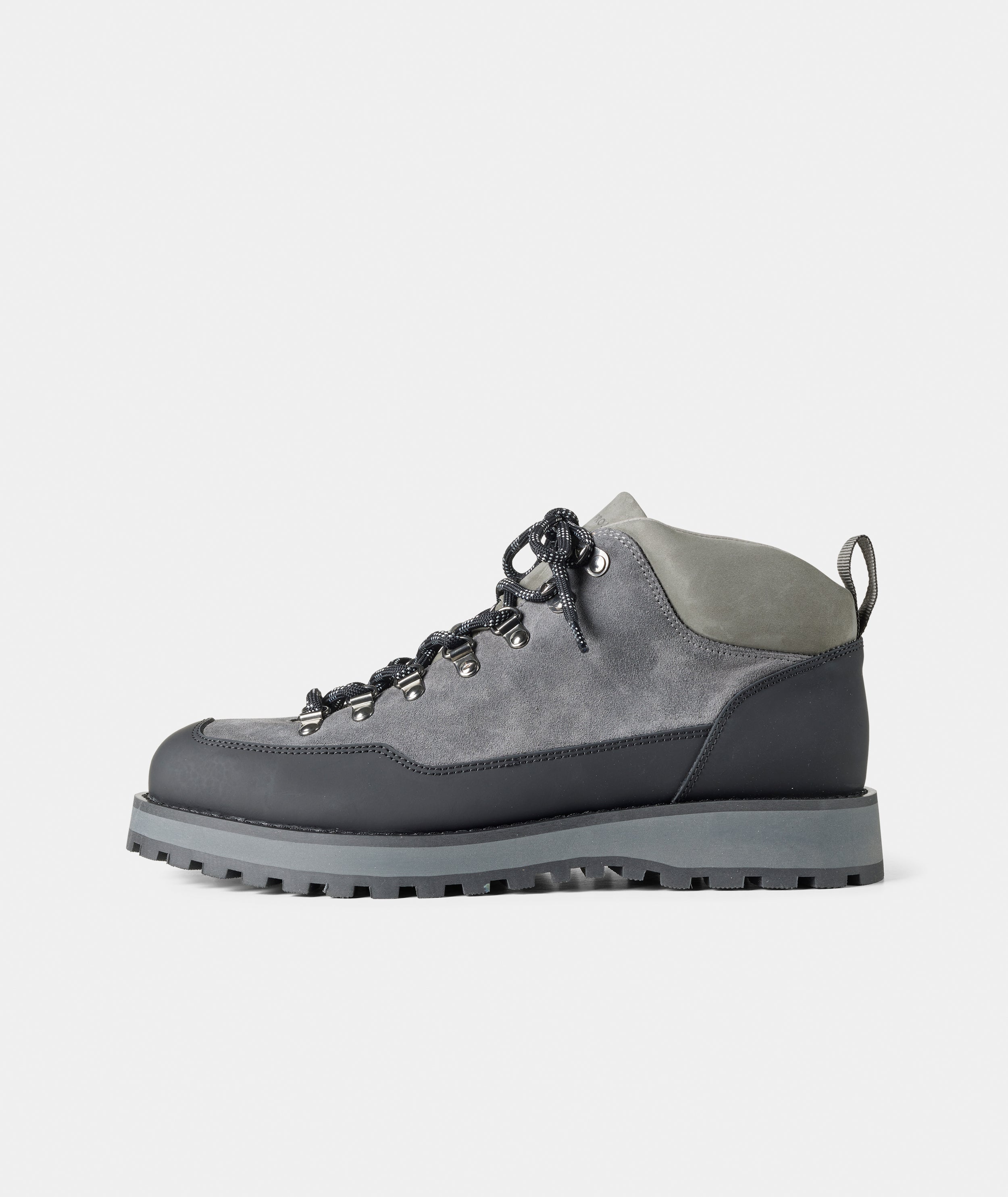 GARMENT PROJECT MAN Dune Mid - Dark Grey Suede Boots 7673 Dark Grey