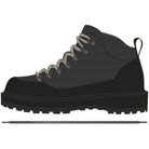 GARMENT PROJECT WMNS Dune Mid - Dark Grey Tumbled Leather Boots 7673 Dark Grey
