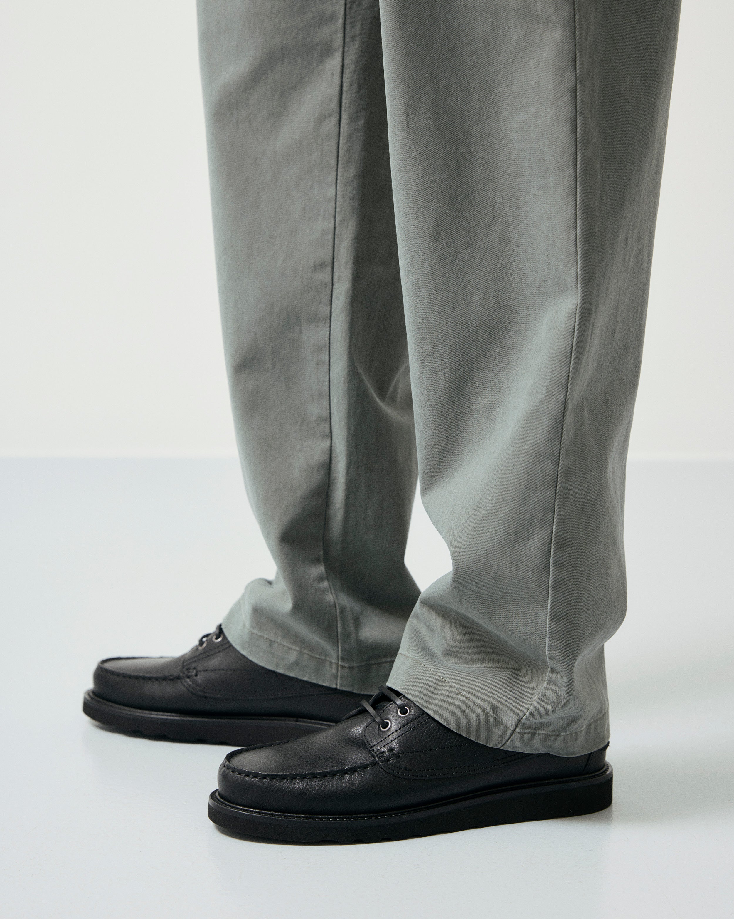 GARMENT PROJECT MAN Egon - Black Tumbled Leather Shoes 999 Black