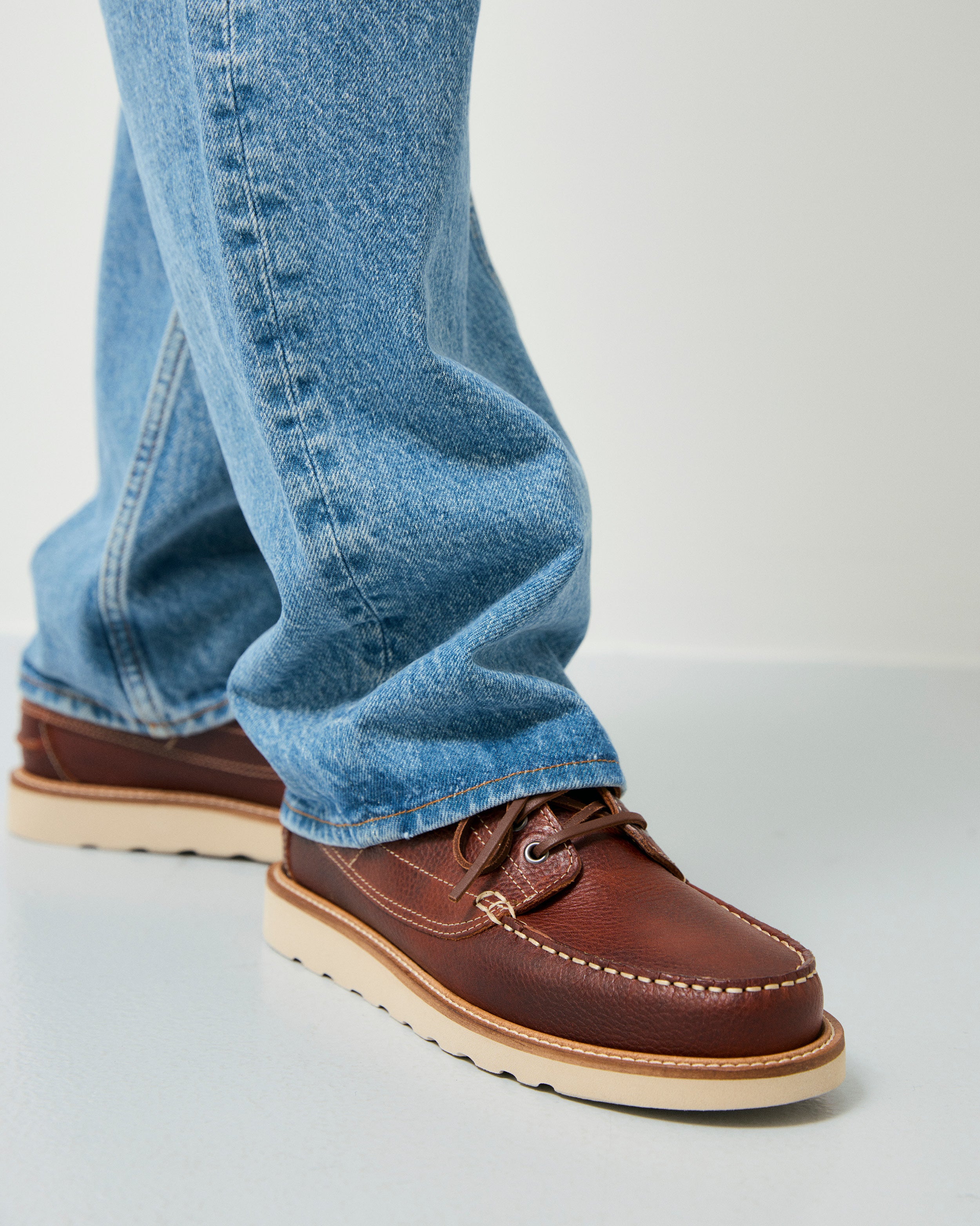GARMENT PROJECT MAN Egon - Brown Tumbled Leather Shoes 800 Brown