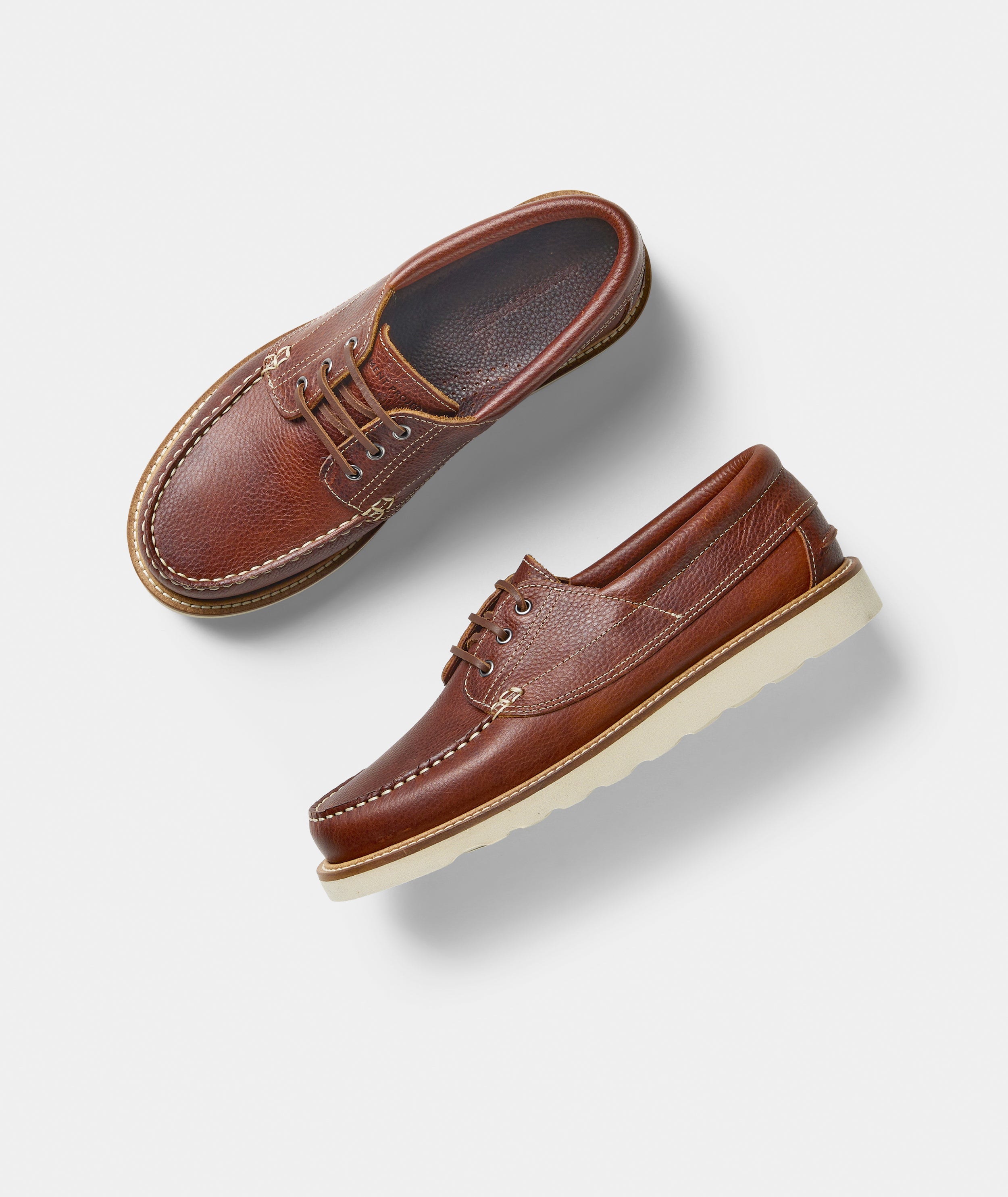 GARMENT PROJECT MAN Egon - Brown Tumbled Leather Shoes 800 Brown