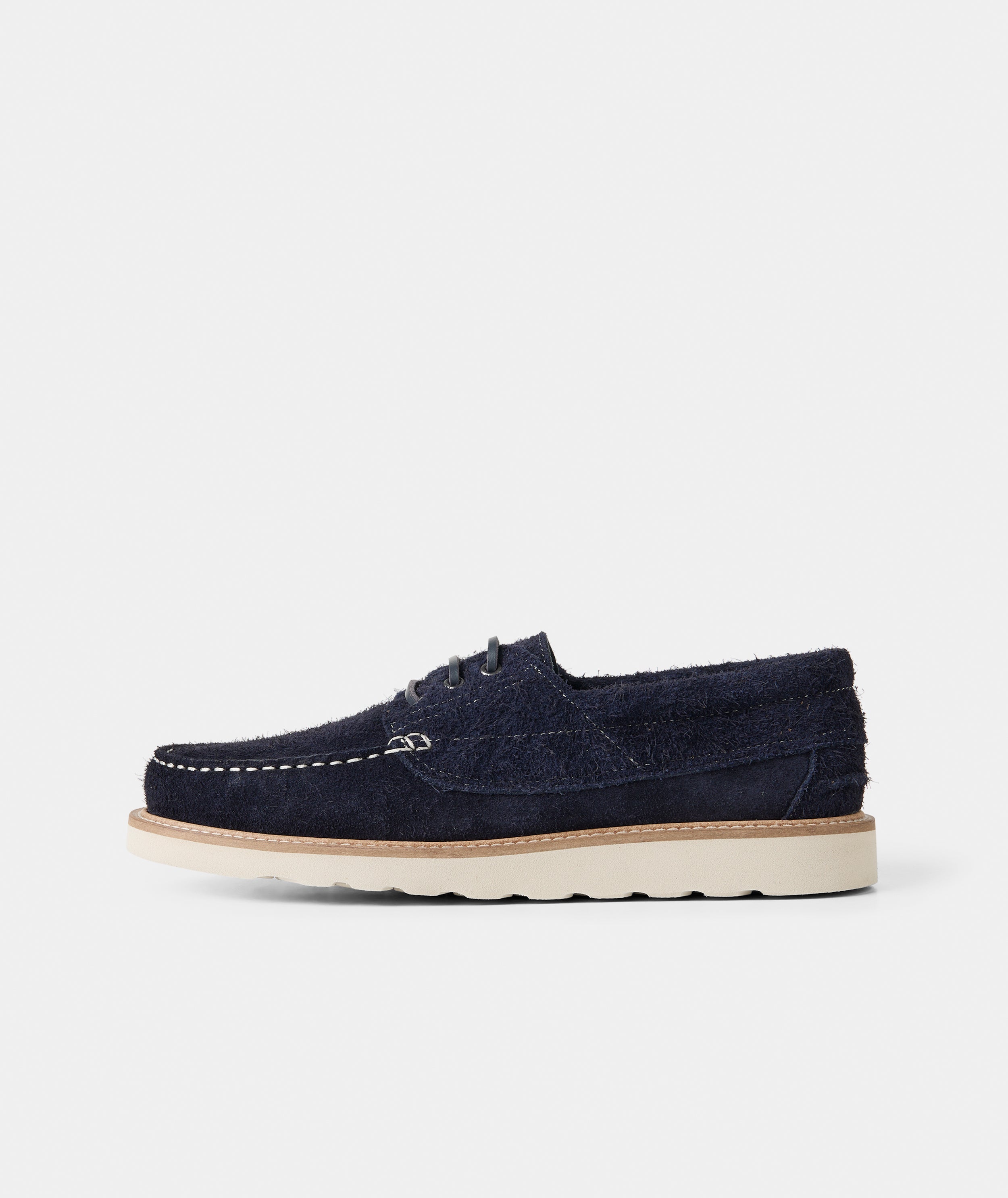 GARMENT PROJECT MAN Egon - Navy Hairy Suede Shoes 500 Navy