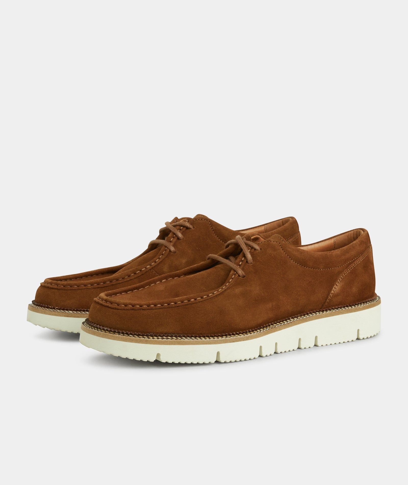 GARMENT PROJECT MAN Eilo Vibram Low - Cognac Suede Shoes 650 Cognac
