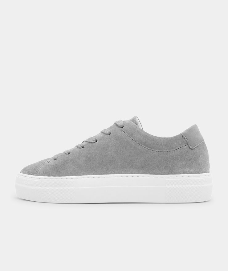 GARMENT PROJECT WMNS Ella - Light Grey Suede Sneakers 410 Light Grey