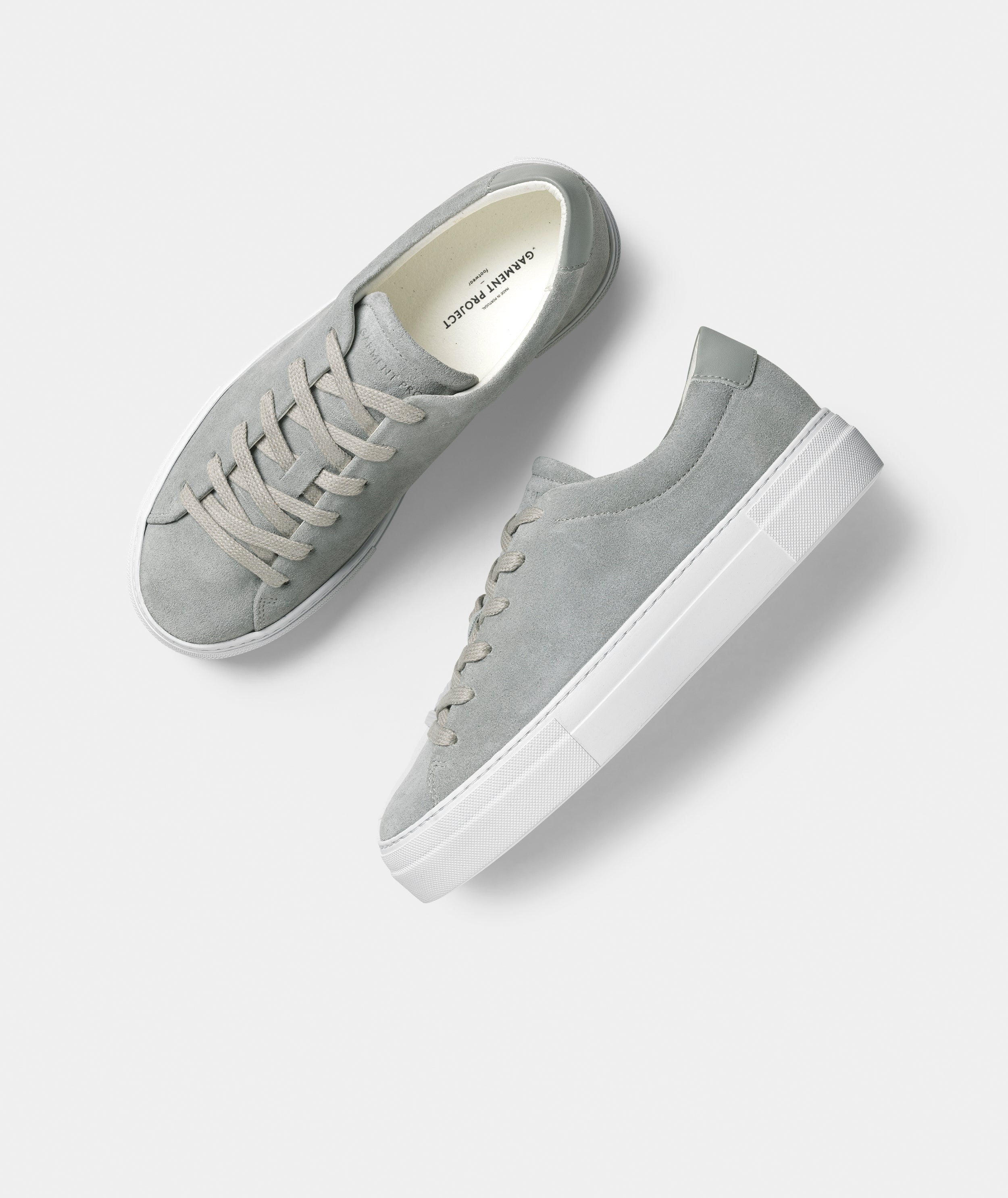 GARMENT PROJECT WMNS Ella - Light Grey Suede Sneakers 410 Light Grey