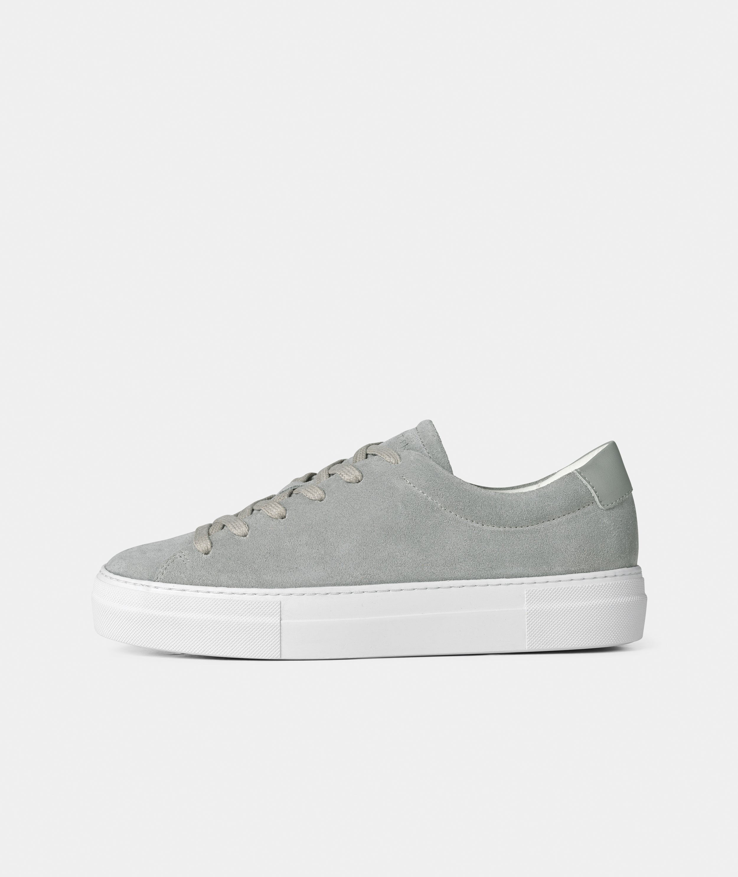 GARMENT PROJECT WMNS Ella - Light Grey Suede Sneakers 410 Light Grey