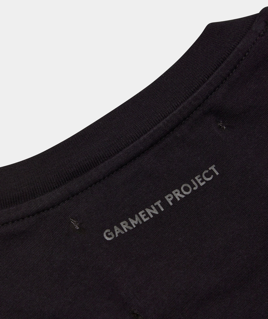 GARMENT PROJECT MAN GP13 Logo Tee - Black T-shirt 999 Black