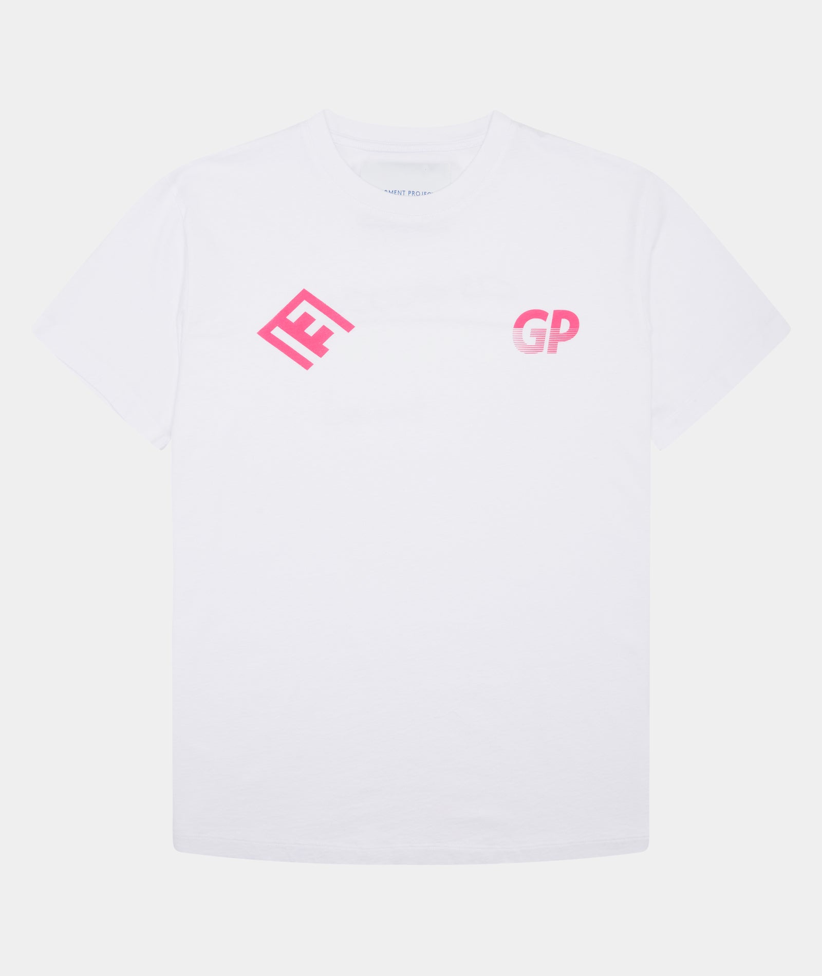 GARMENT PROJECT MAN GP13 Logo Tee - White T-shirt 100 White