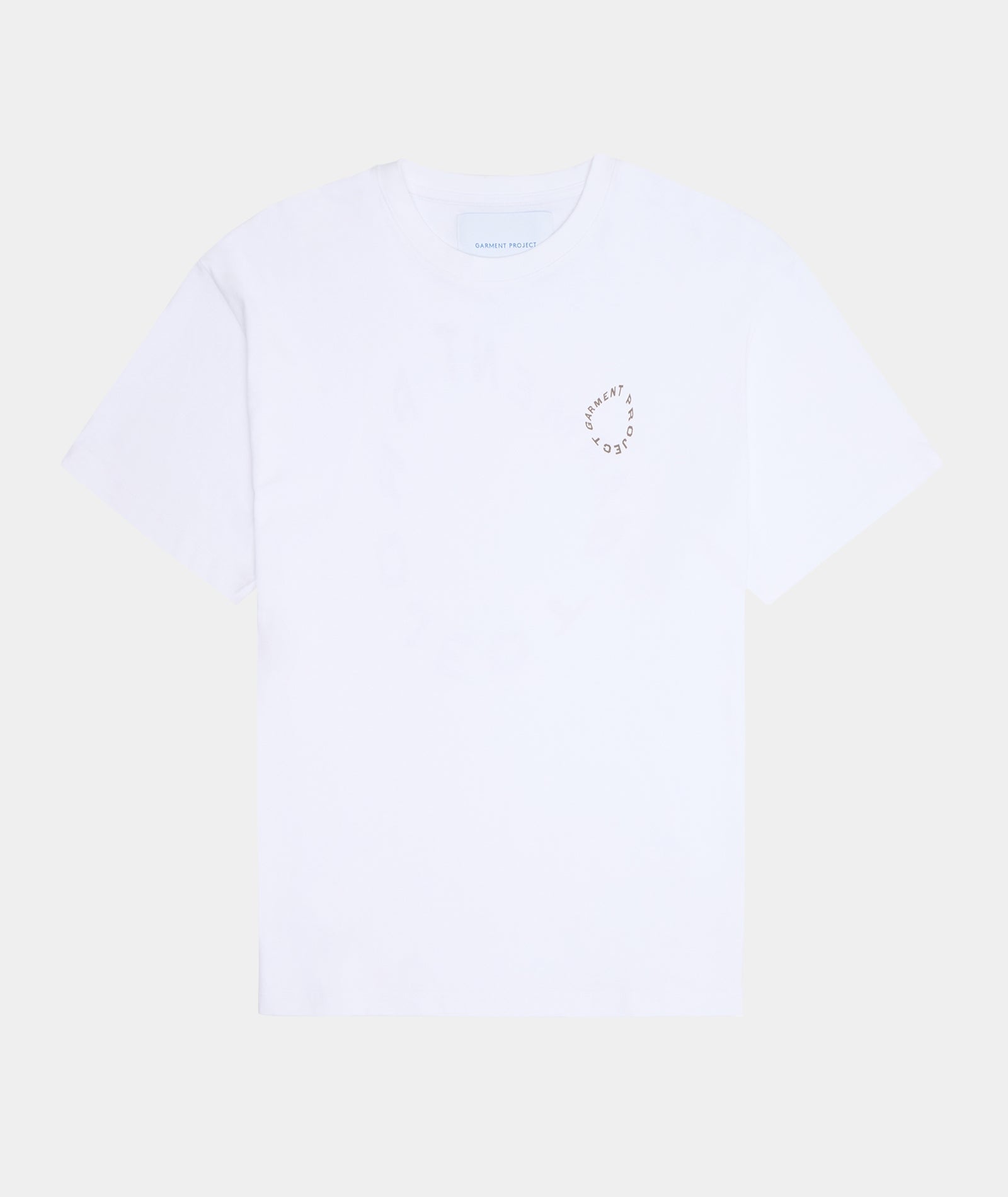 GARMENT PROJECT MAN GP Heavy Tee Logo - White T-shirt 100 White