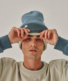 GARMENT PROJECT MAN GP Logo Unisex Beanie - Petroleum Green Beanie 250 Petroleum