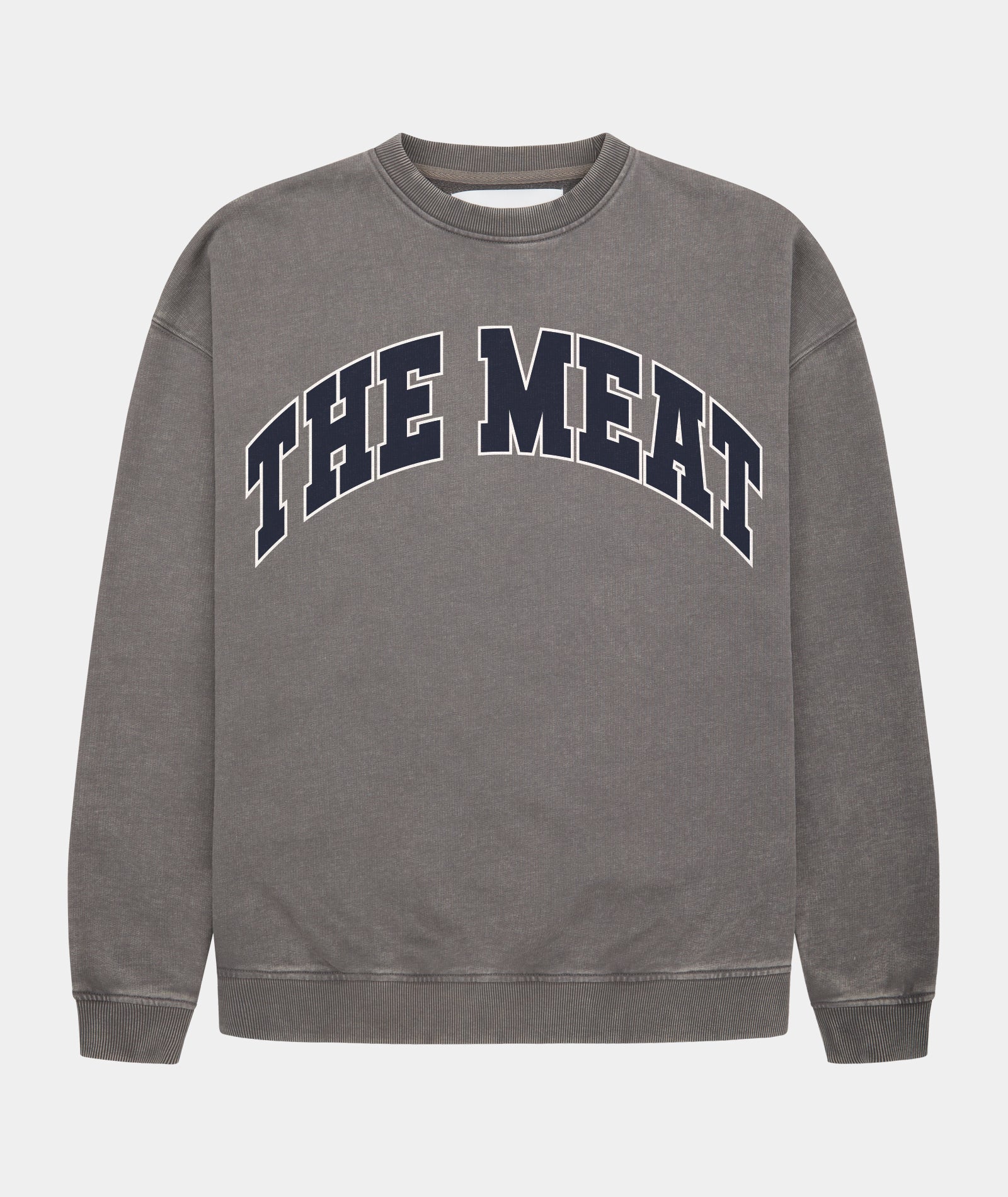 GARMENT PROJECT MAN GP X Martin The Meat Crewneck - Acid Grey Crew Neck Sweat 435 Acid Grey
