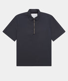 GARMENT PROJECT MAN Half Zip Shirt - Charcoal Shirt 445 Charcoal