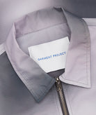 GARMENT PROJECT MAN Half Zip Shirt - Grey AOP Shirt 990 Black/Grey A.O.P.