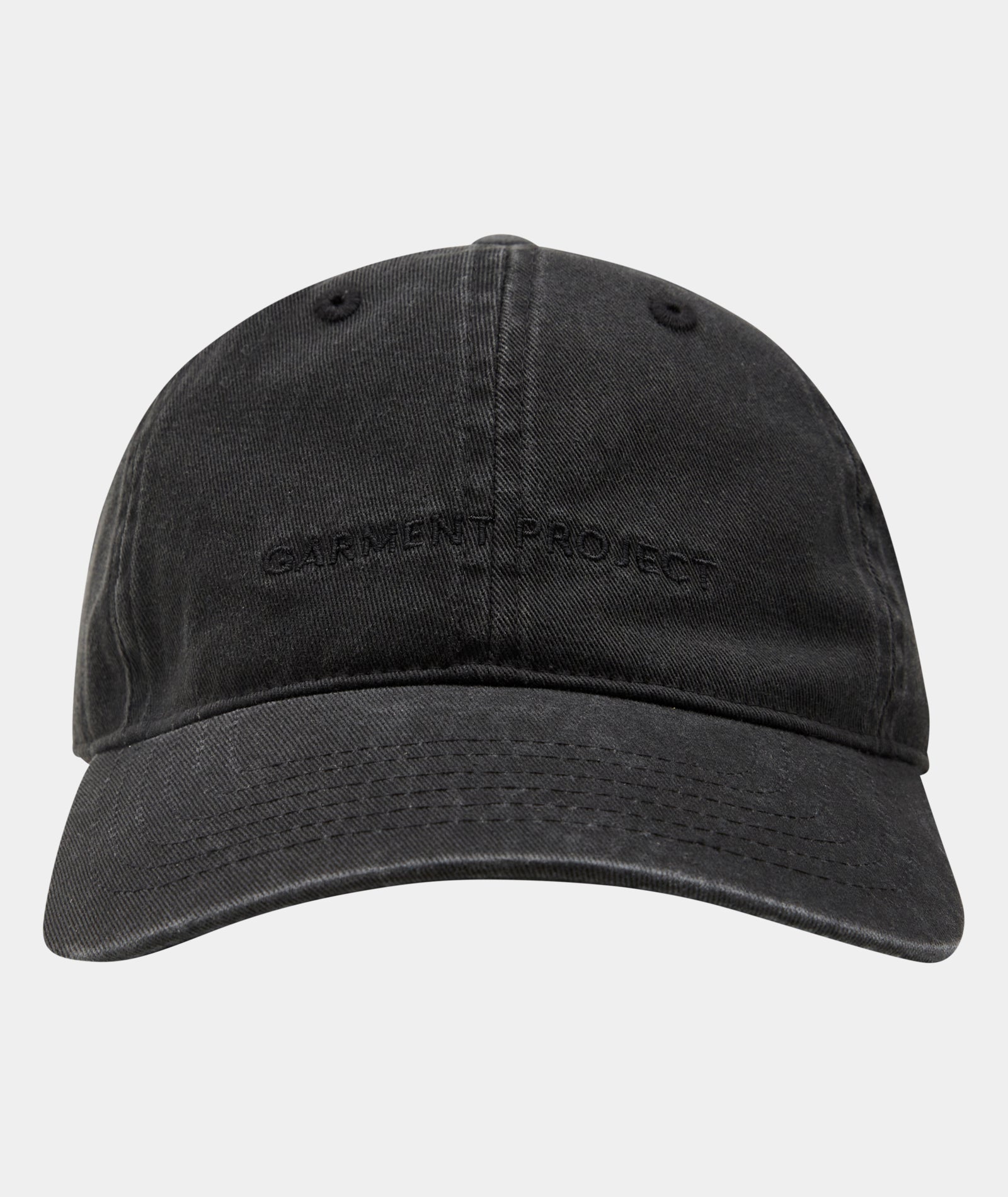 GARMENT PROJECT MAN Heavy Wash Cap - Black Cap 999 Black