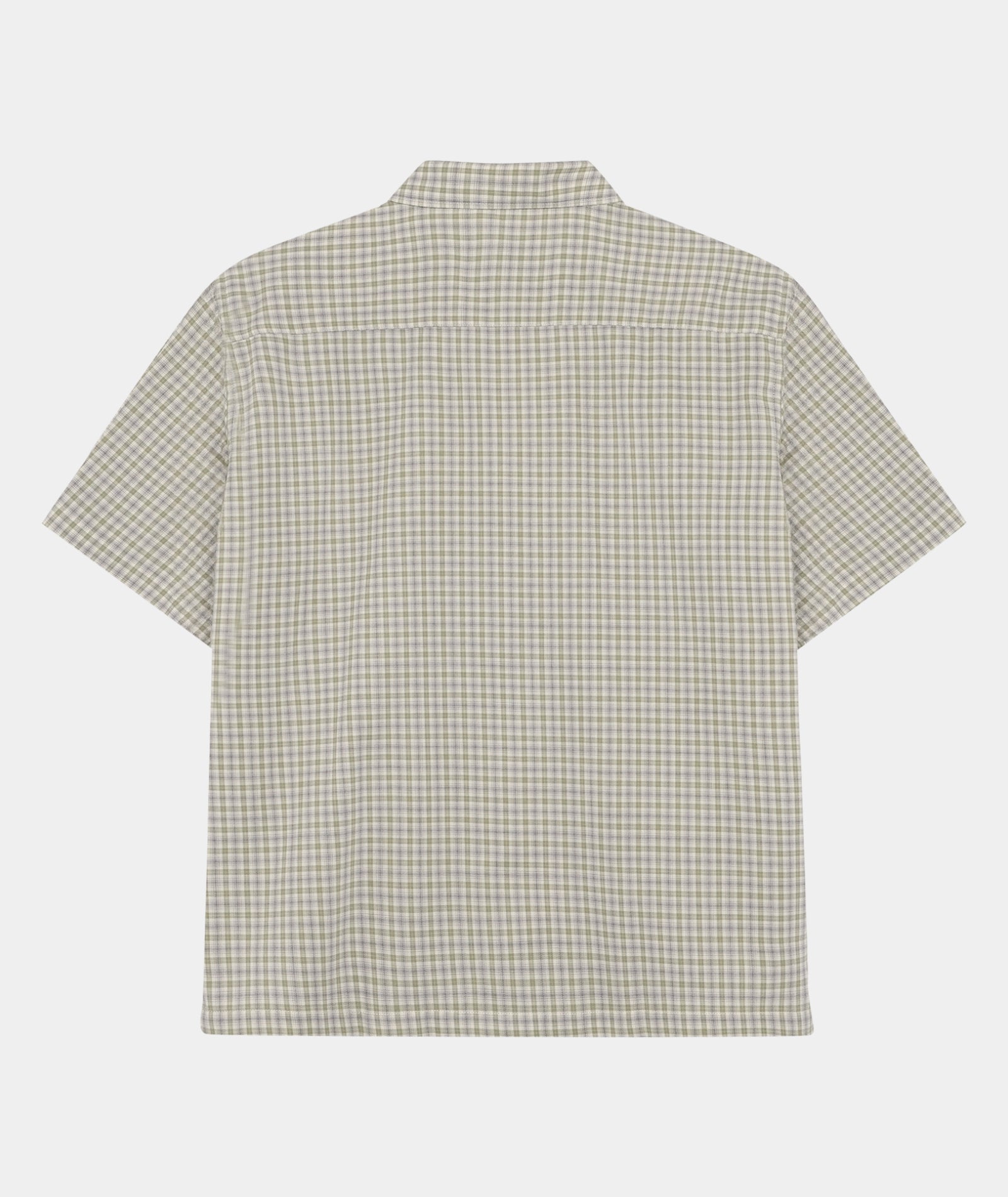 GARMENT PROJECT MAN Holiday Shirt - Dusty green/purple check Shirt 255 Dusty Green