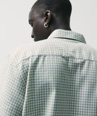 GARMENT PROJECT MAN Holiday Shirt - Dusty green/purple check Shirt 255 Dusty Green