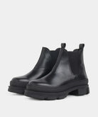 GARMENT PROJECT WMNS Irean Chelsea - Black Leather Boots 999 Black