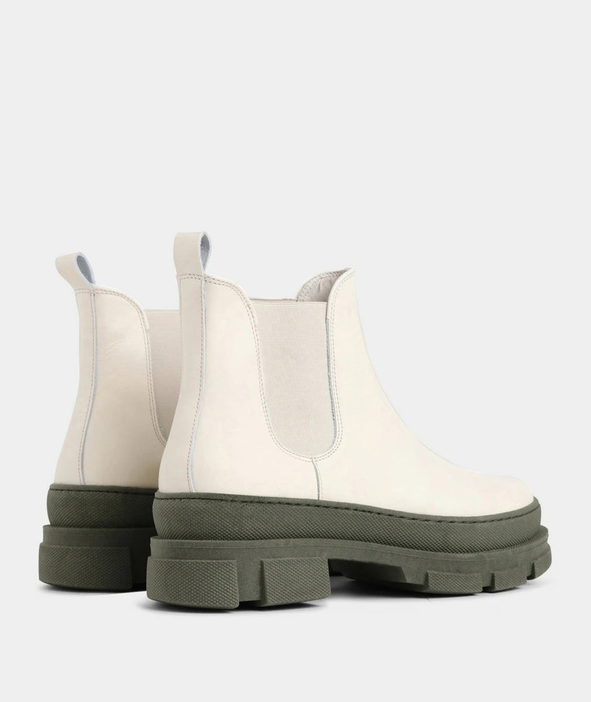 GARMENT PROJECT WMNS Irean Chelsea - Off White / Army Boots 110 Off White