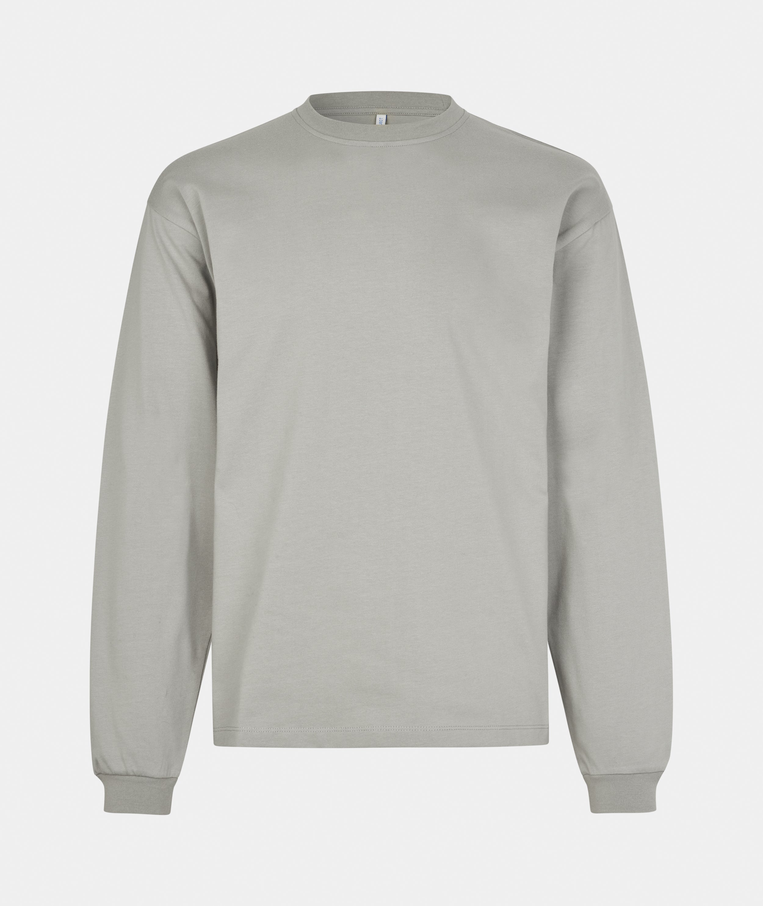 GARMENT PROJECT MAN James LS - Light Grey T-shirt 410 Light Grey