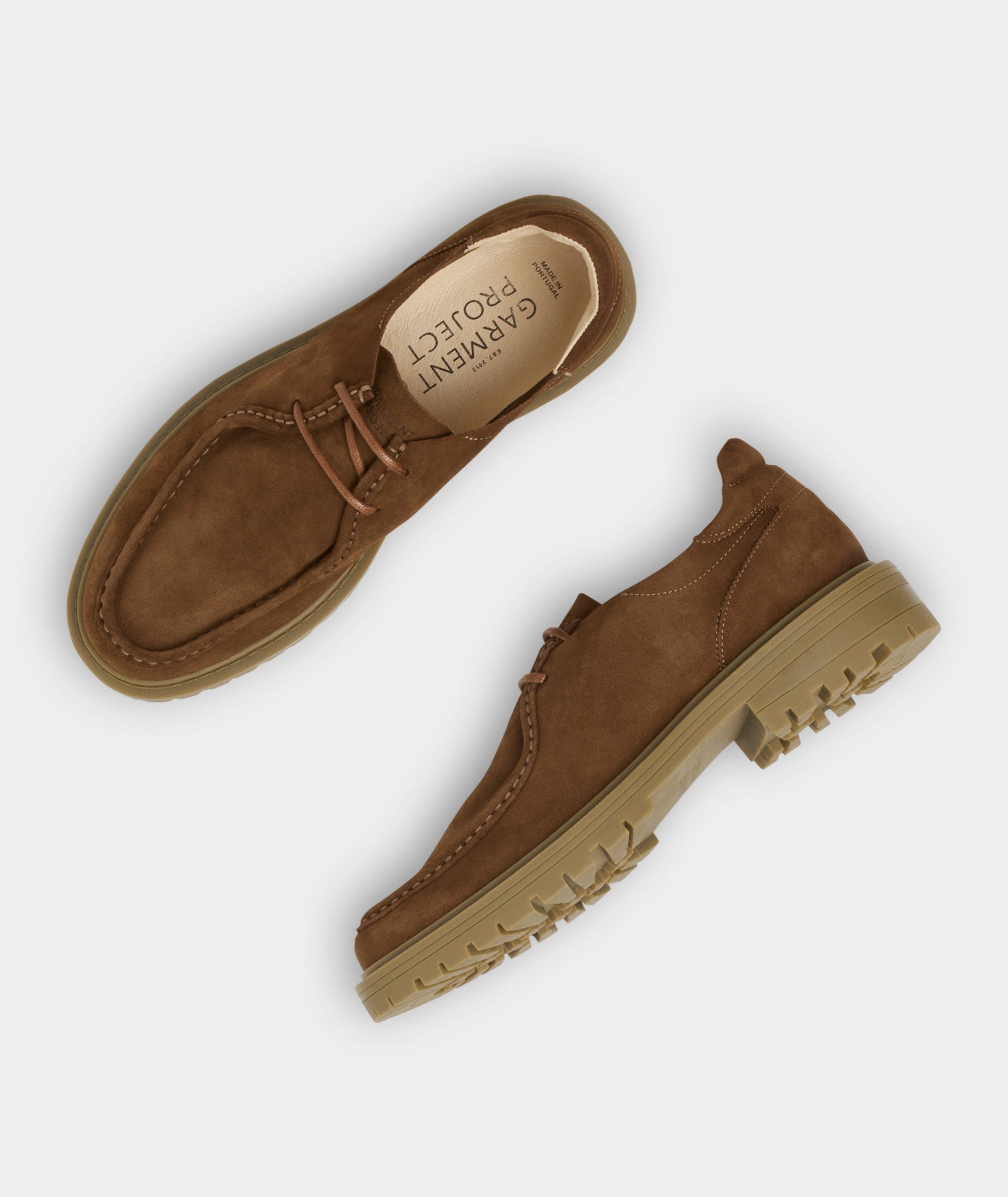 GARMENT PROJECT MAN Jaz Low Top - Cognac Suede Sneakers 650 Cognac