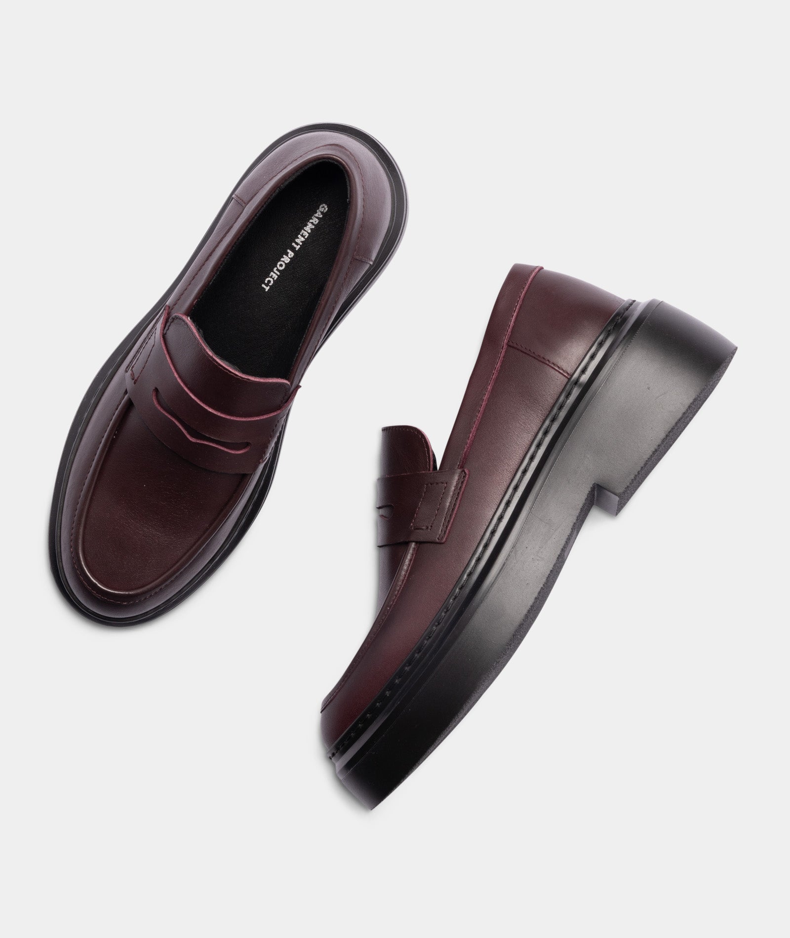 GARMENT PROJECT WMNS June Loafer - Bordeaux Leather Loafer 710 Bordeaux