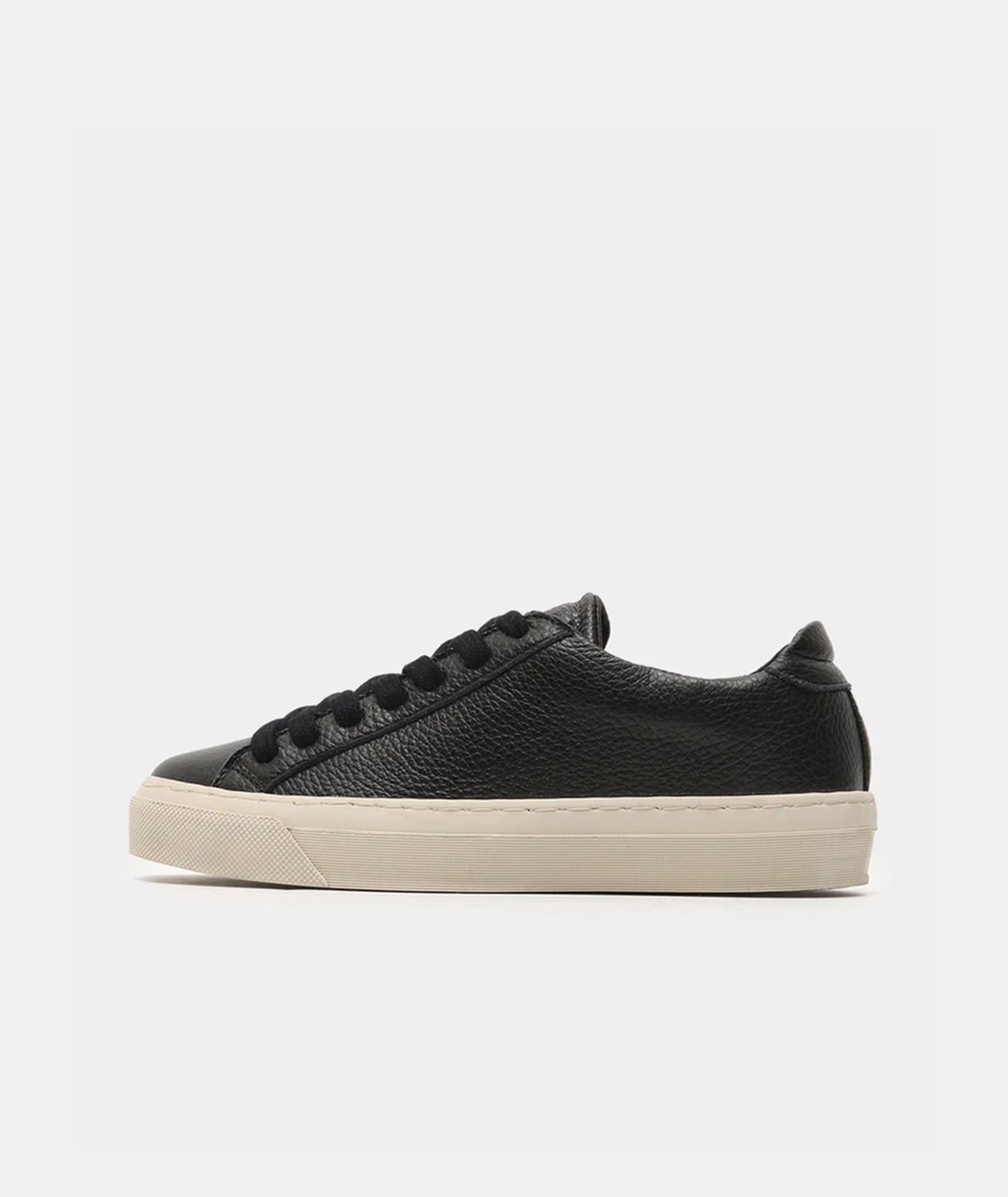 GARMENT PROJECT WMNS Kit - Black Tumbled Leather Sneakers 999 Black