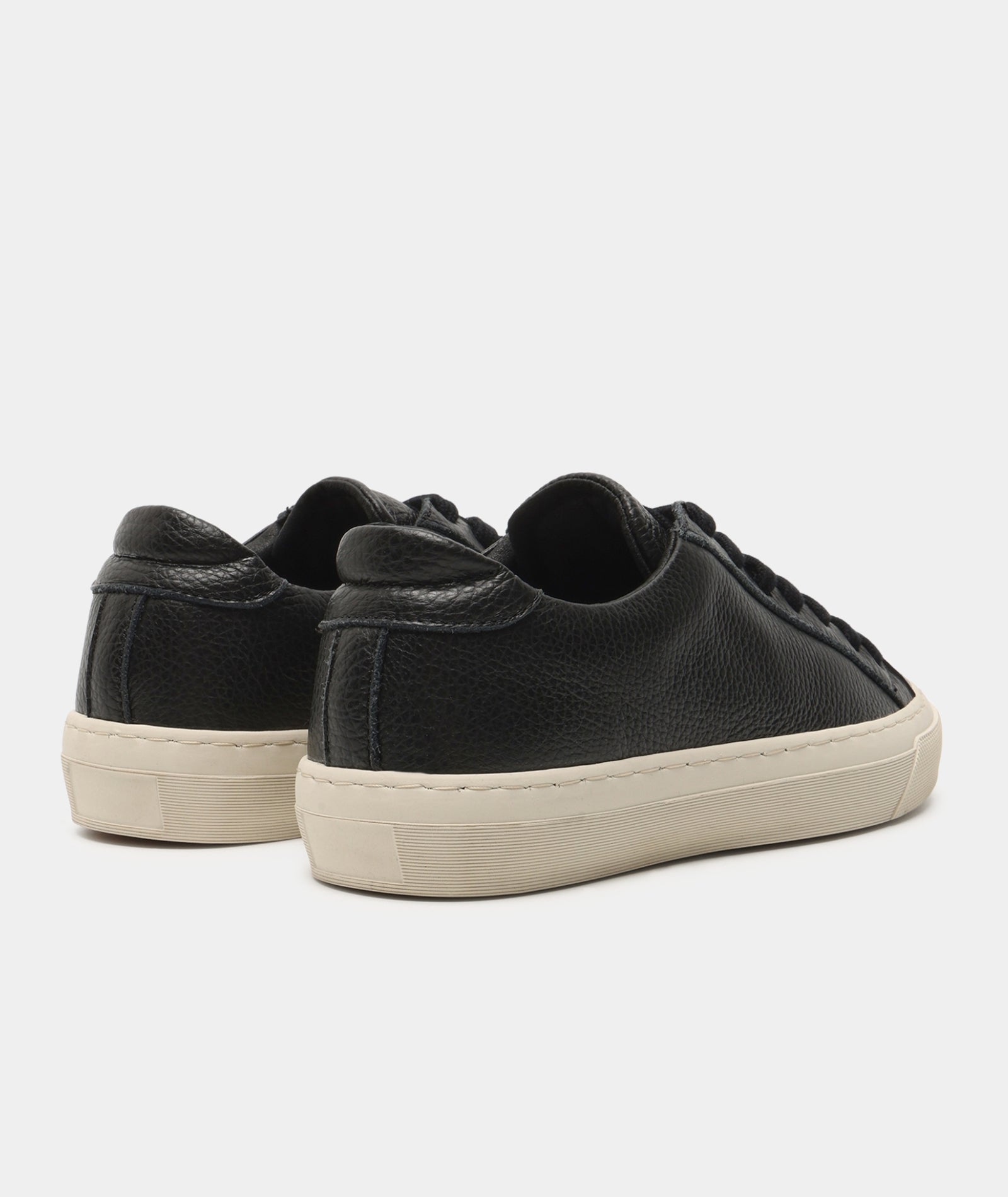 GARMENT PROJECT WMNS Kit - Black Tumbled Leather Sneakers 999 Black