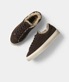 GARMENT PROJECT WMNS Kit - Brown Suede / Shearling Sneakers 800 Brown