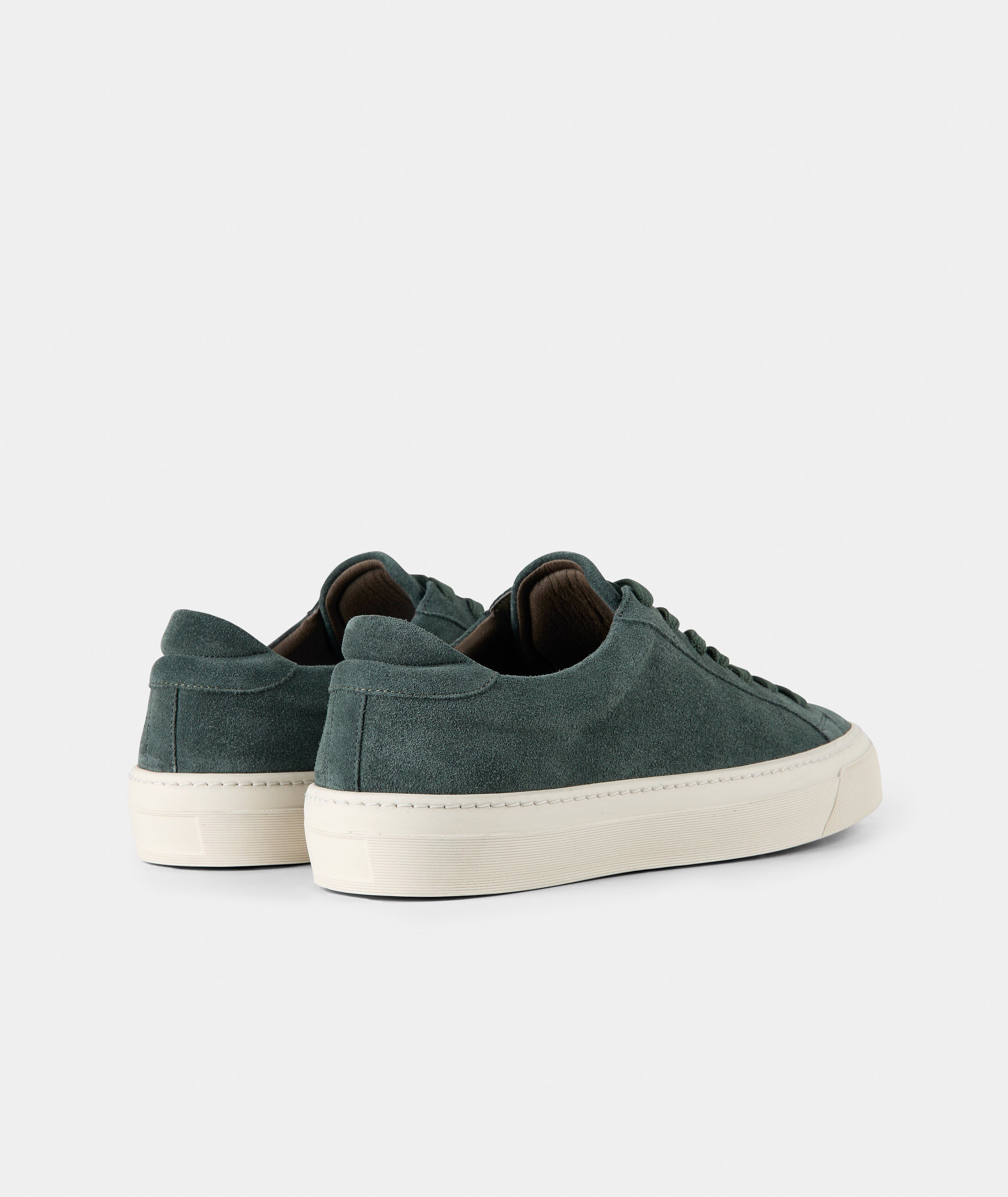 GARMENT PROJECT MAN Kit - Dark Green Suede Sneakers 215 Dark Green