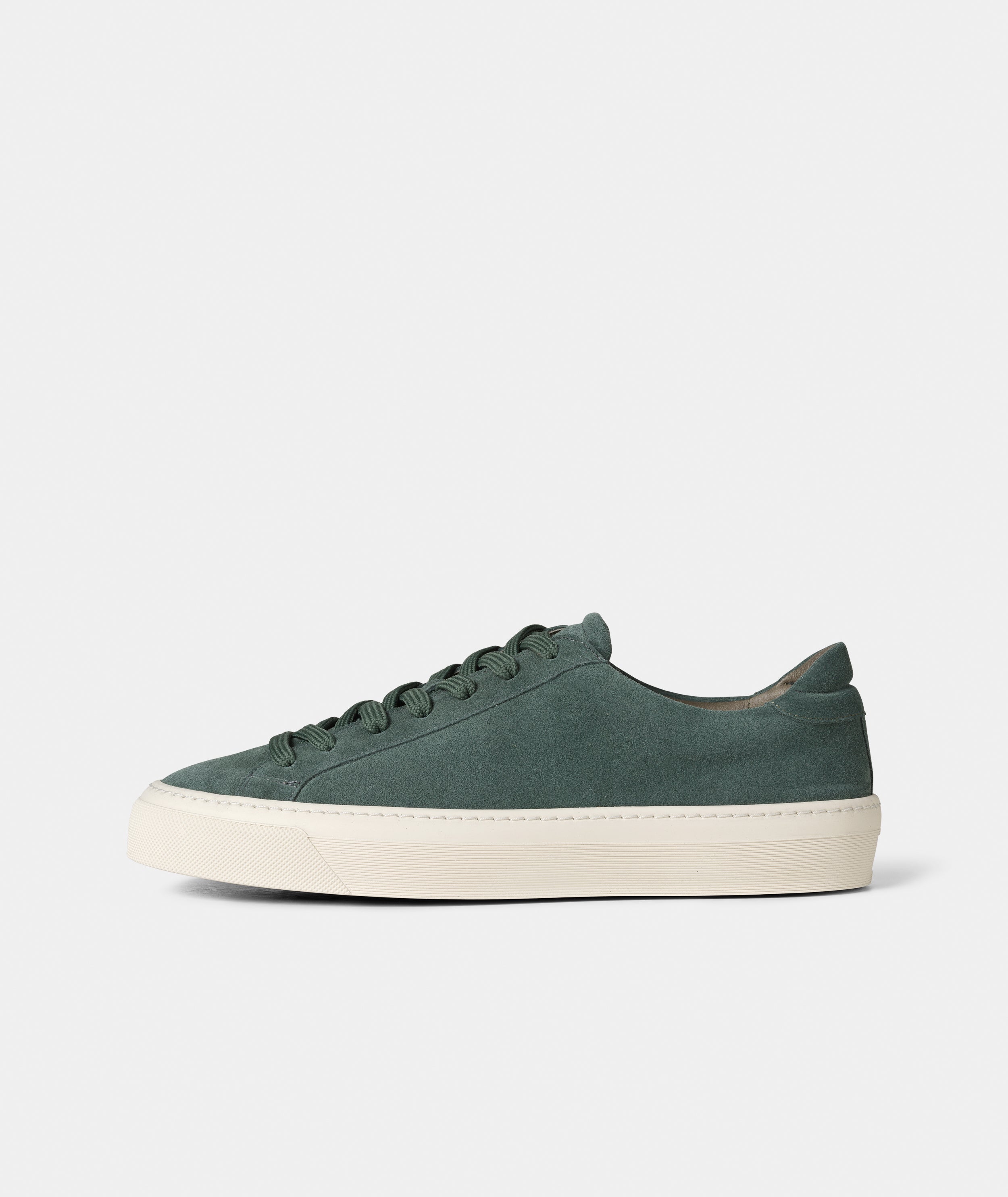 GARMENT PROJECT MAN Kit - Dark Green Suede Sneakers 215 Dark Green
