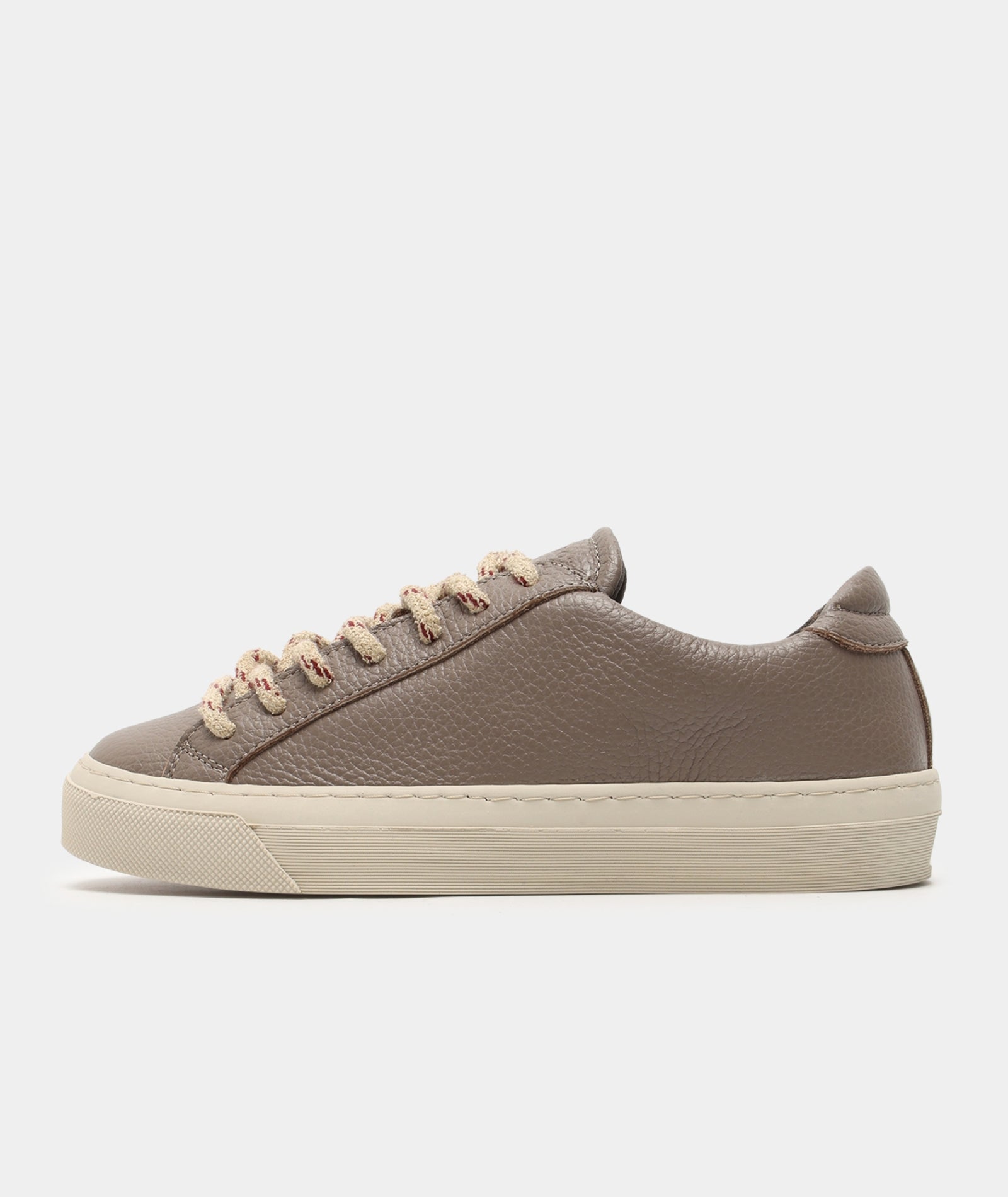 GARMENT PROJECT WMNS Kit - Elephant Tumbled Leather Sneakers 460 Elephant