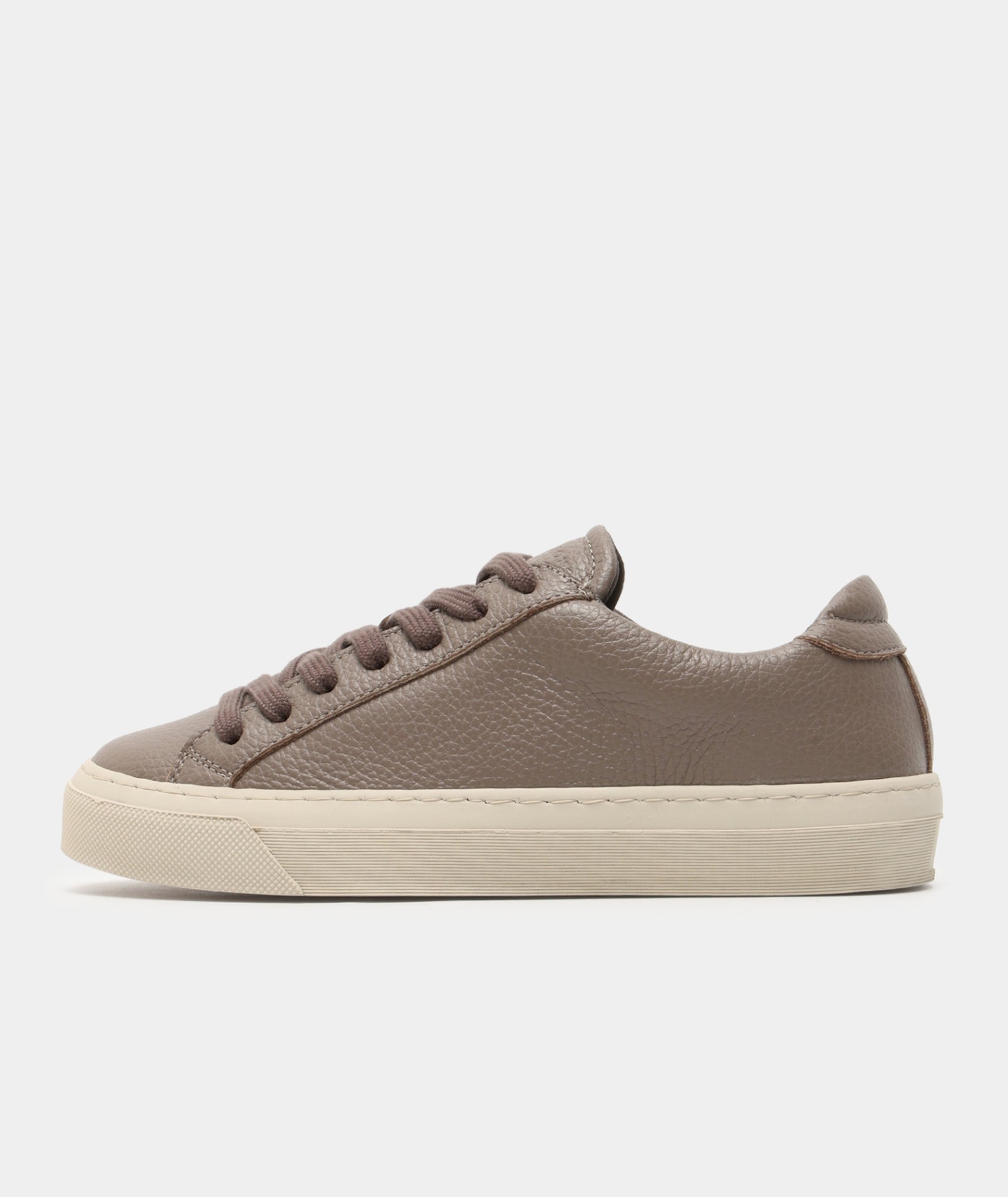 GARMENT PROJECT WMNS Kit - Elephant Tumbled Leather Sneakers 460 Elephant