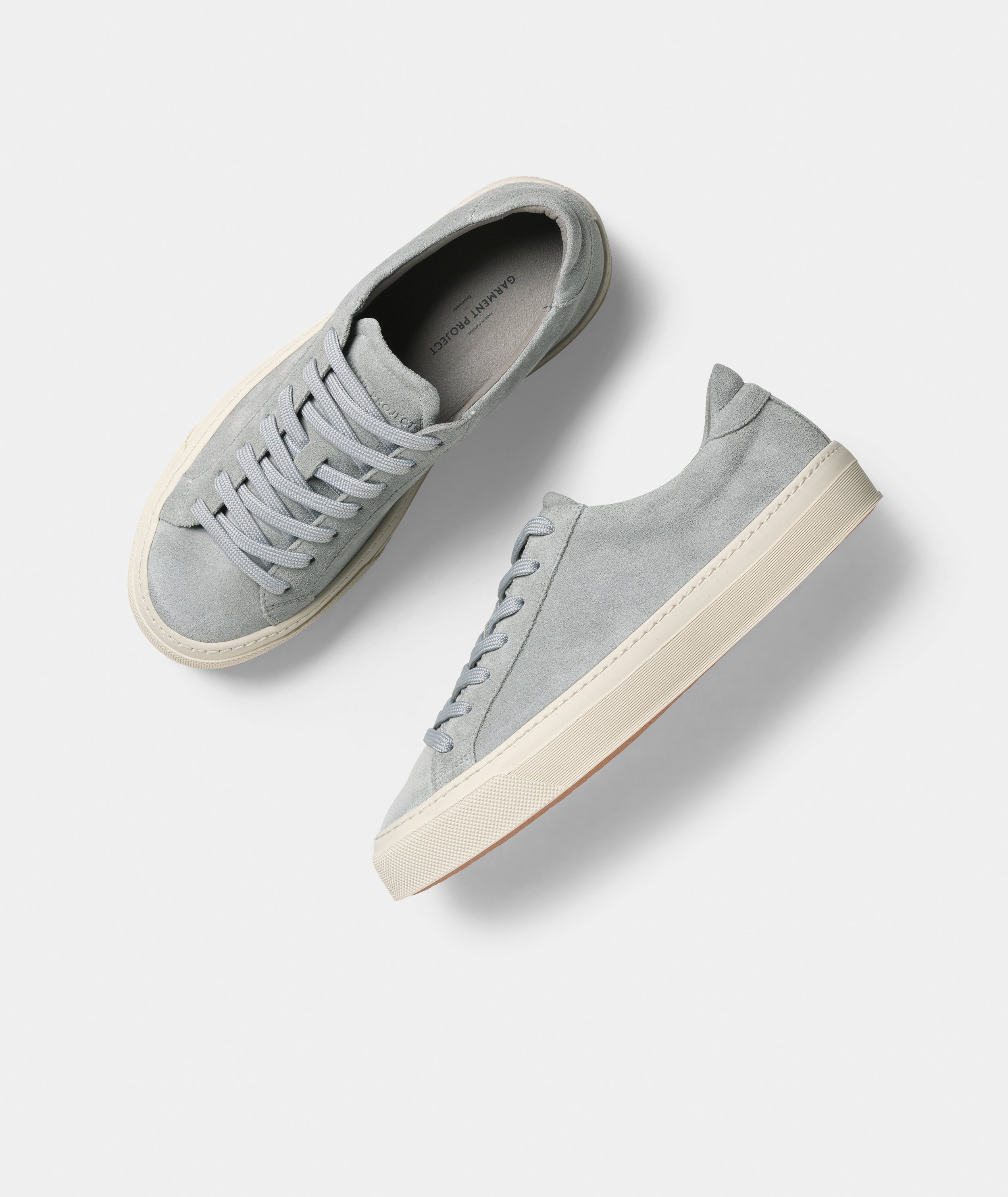GARMENT PROJECT WMNS Kit - Light Grey Suede Sneakers 410 Light Grey